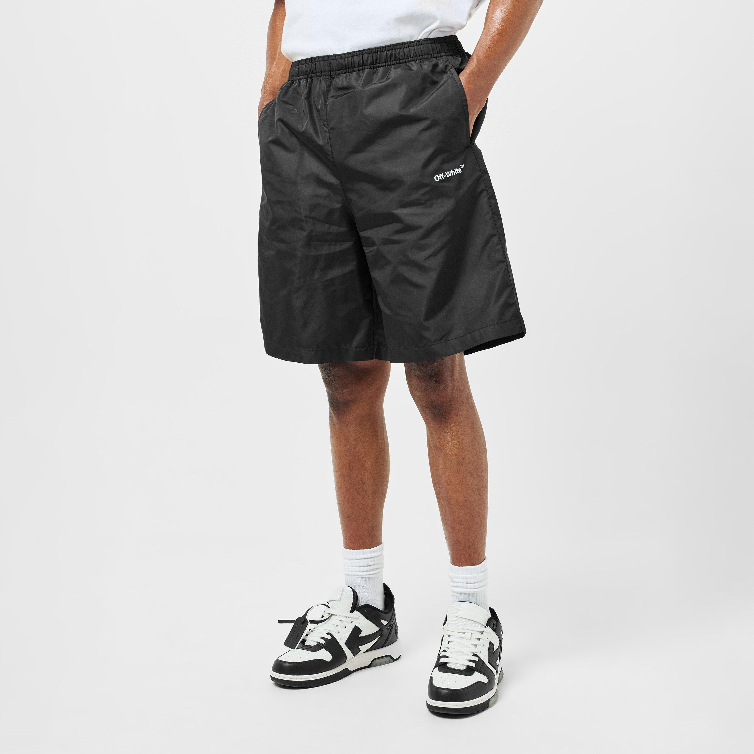 Pantaloneta Negra Off-White Swim