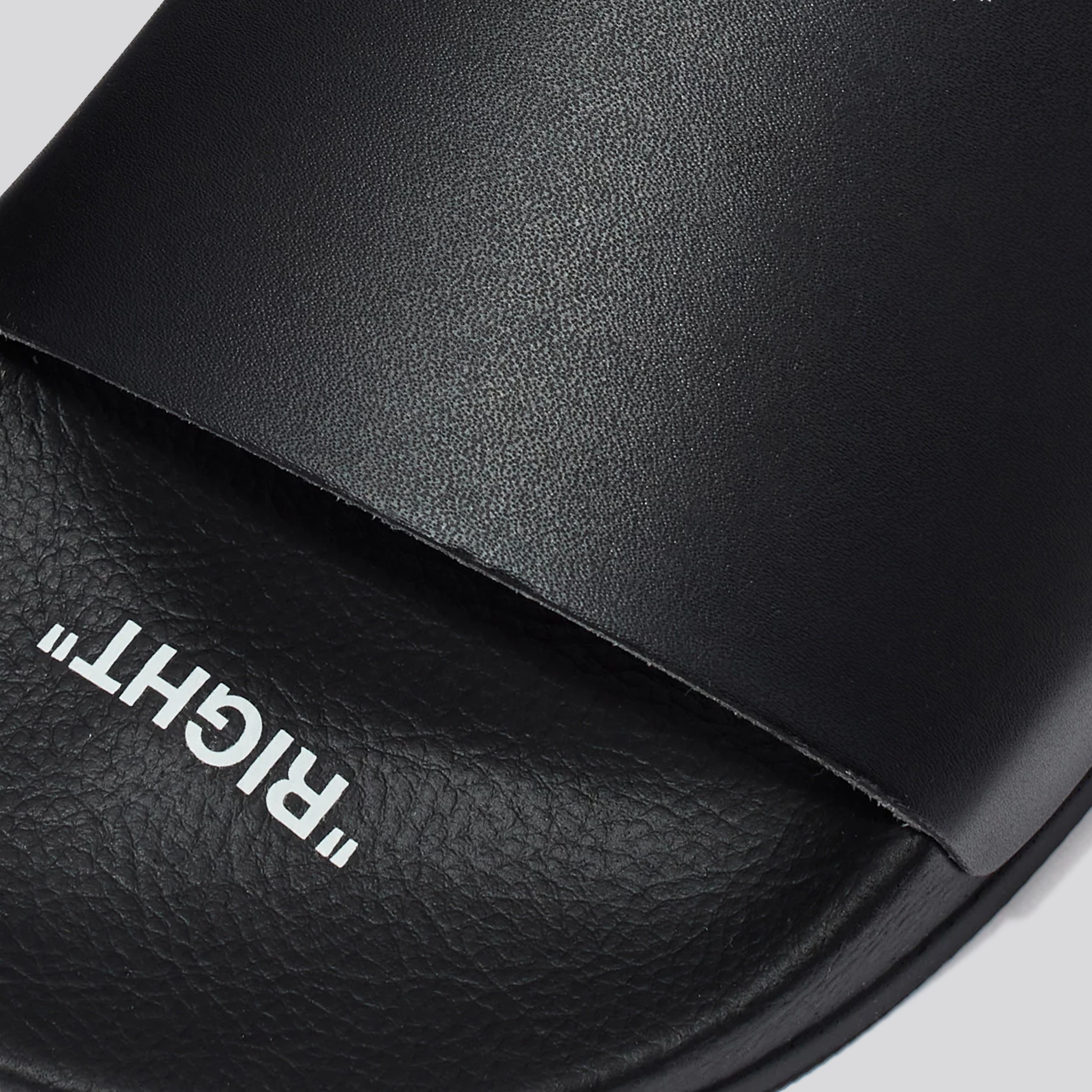 Sandalias Negras Off-White Industrial