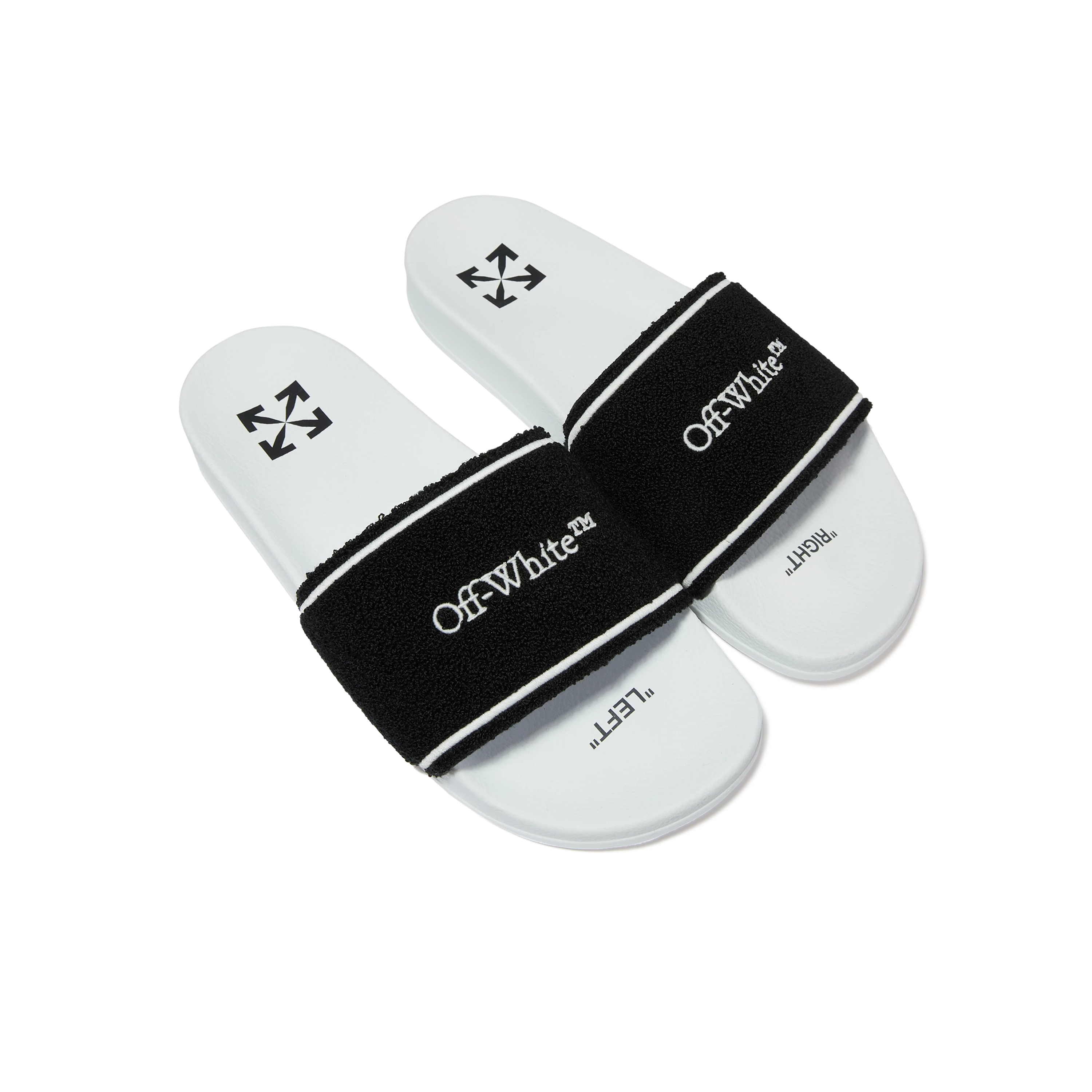 Sandalias Blancas Off-White Sandals White Logo Print