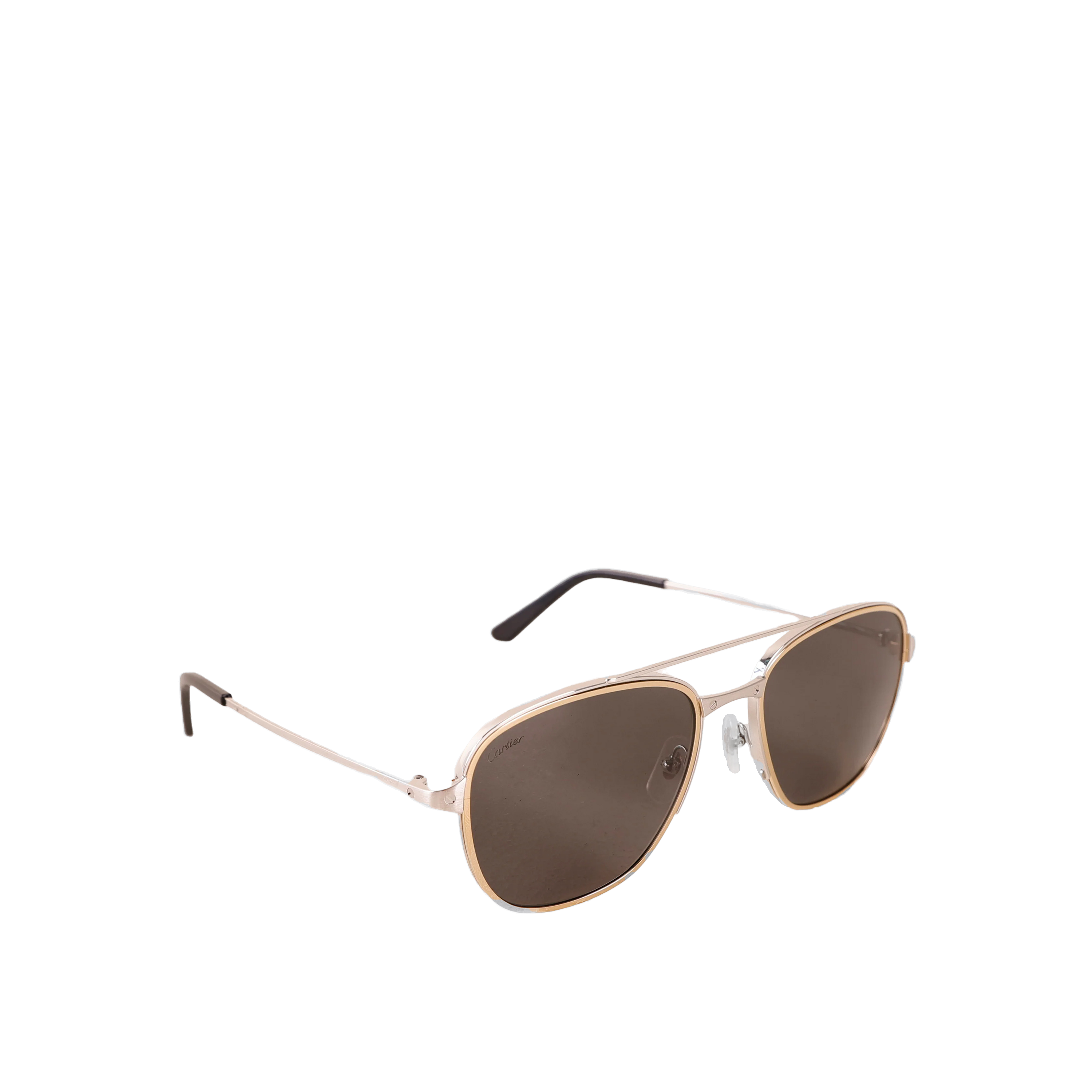 Gafas de Sol Plateado-Negro Cartier