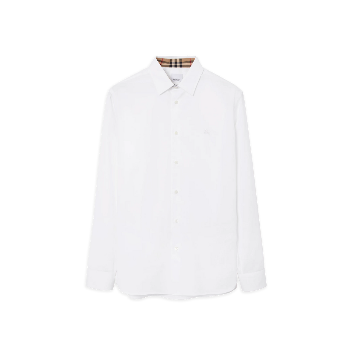 Camisa Blanca Burberry Equestrian Knight