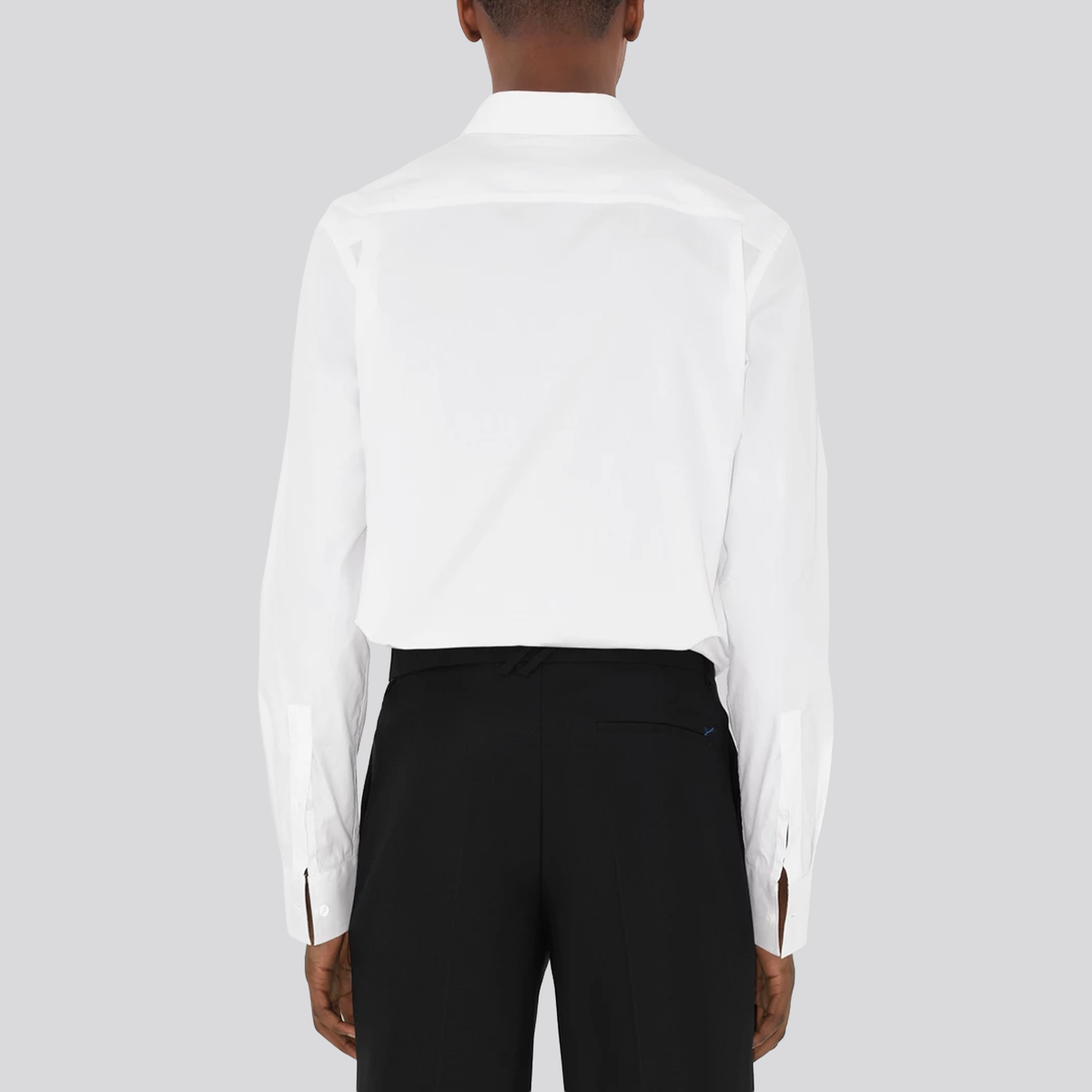 Camisa Blanca Burberry Equestrian Knight