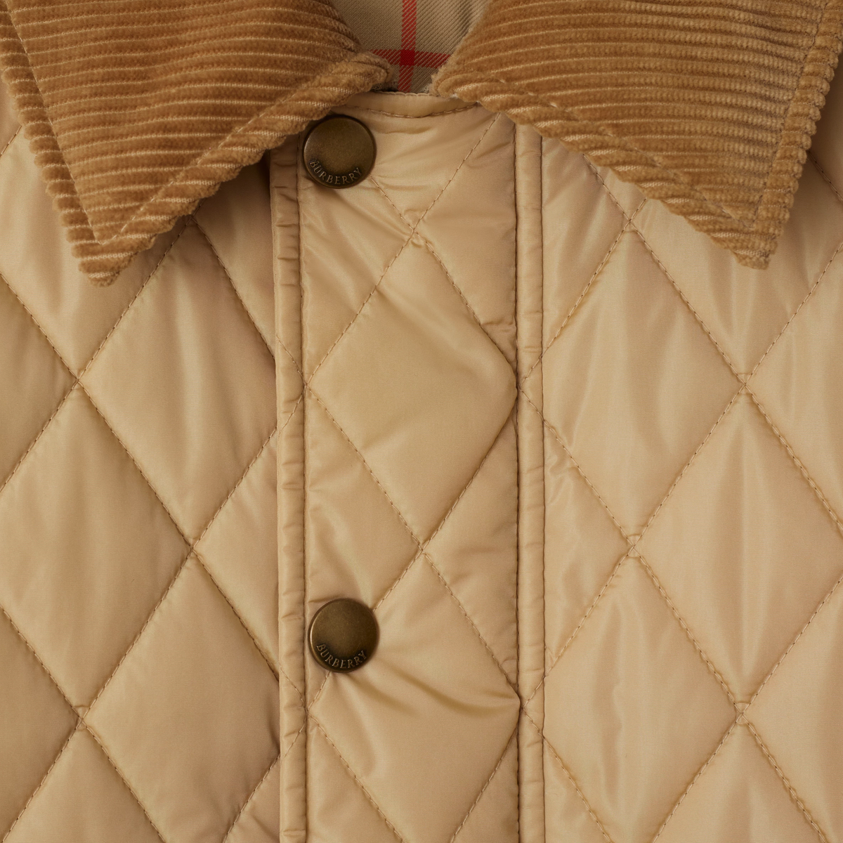 Chaqueta Beige Burberry Quilted