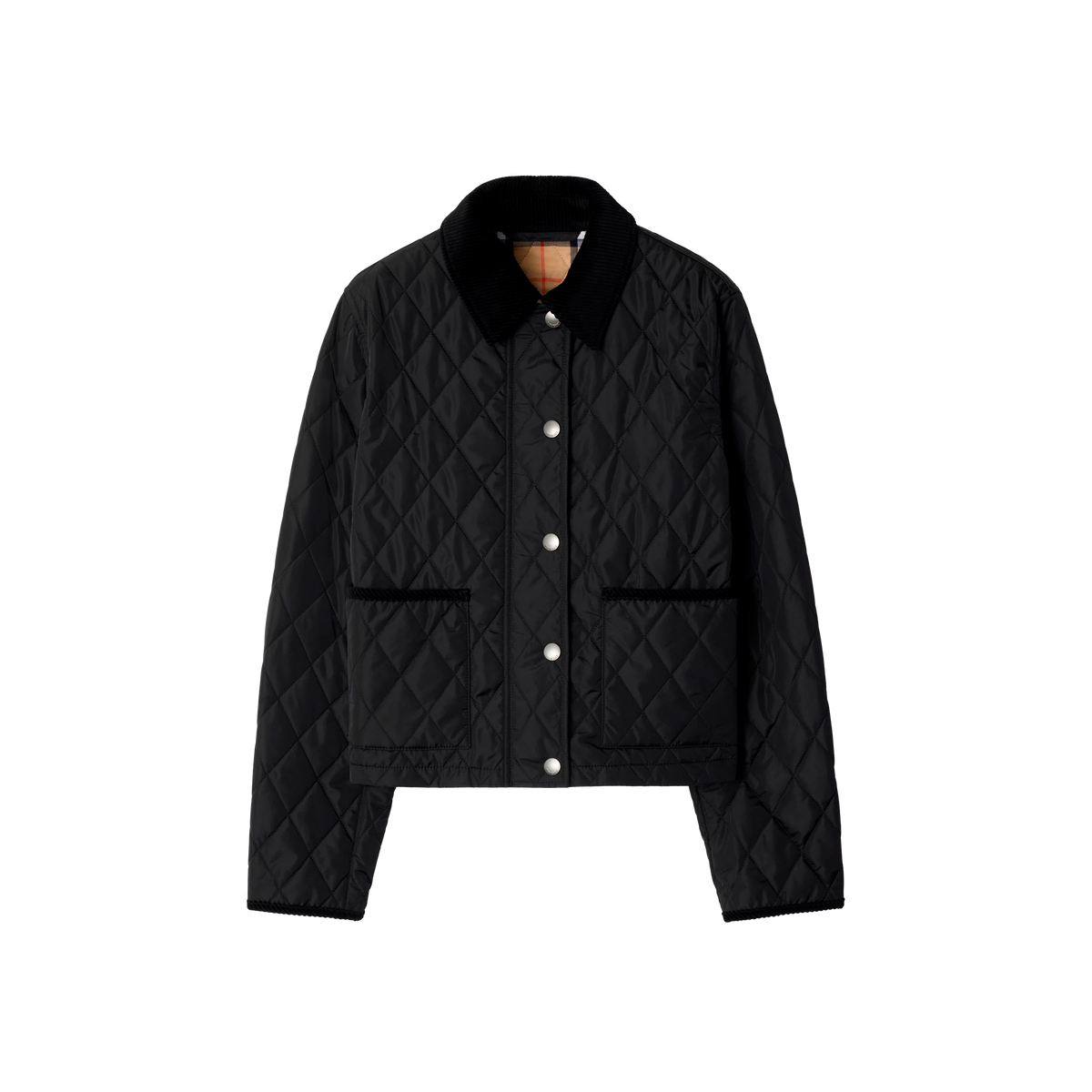 Chaqueta Negra Burberry Quilted