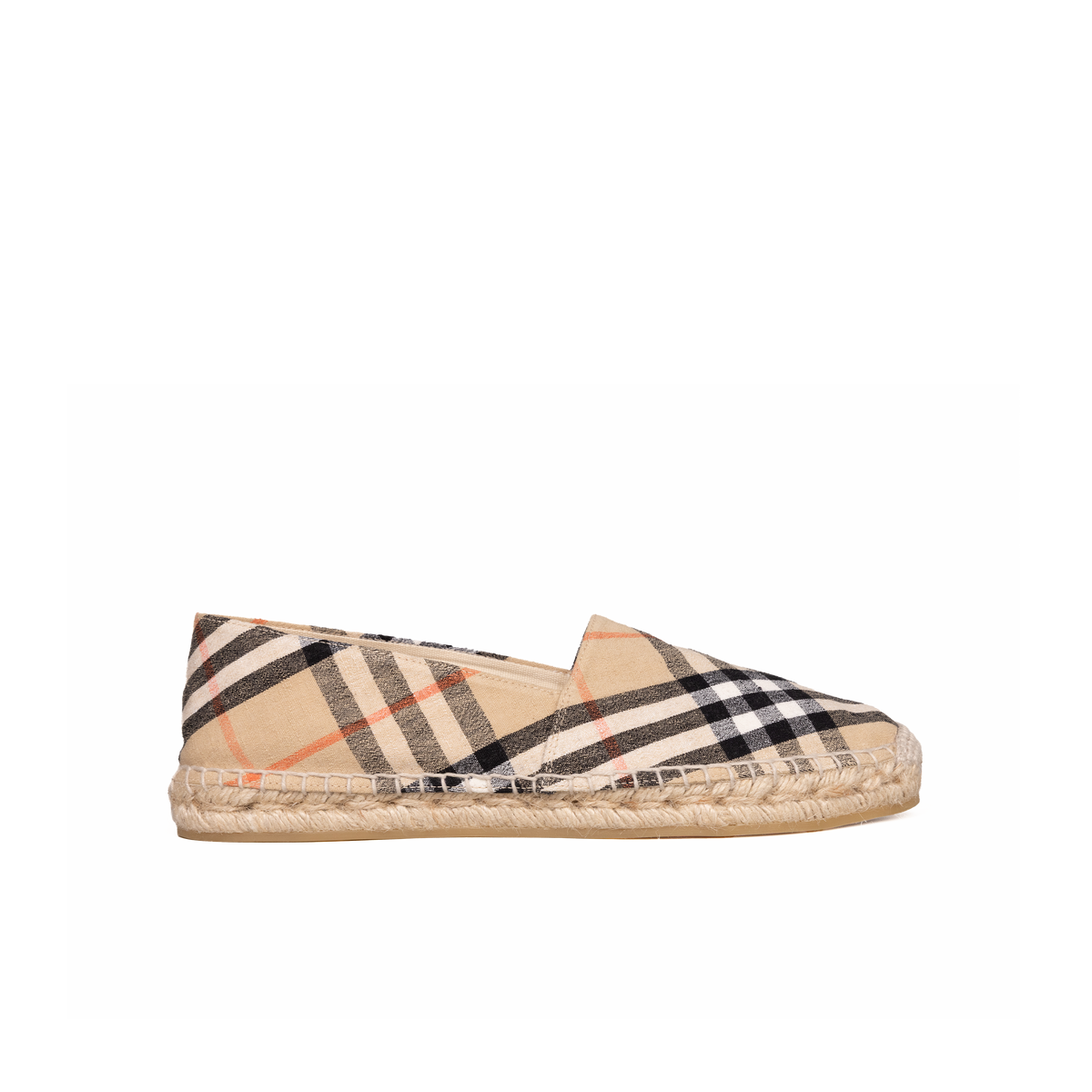 Espadrilles Beige Burberry Vintage Check