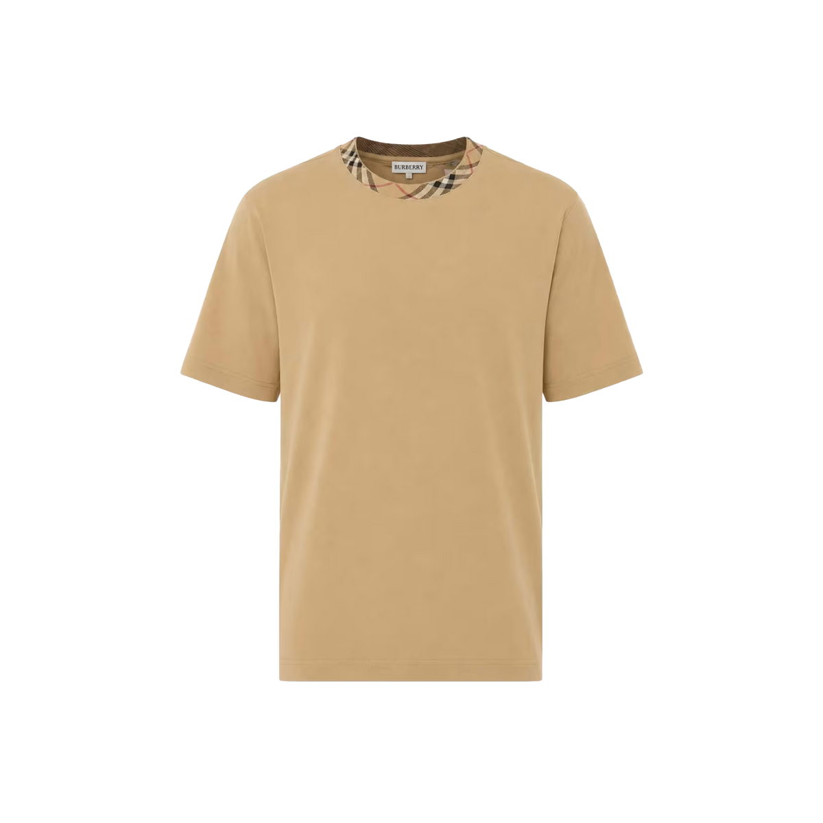 Camiseta Gris Burberry Vintage Check Neck