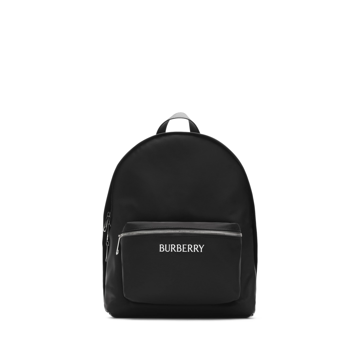 Mochila Negra Burberry Nylon Logo