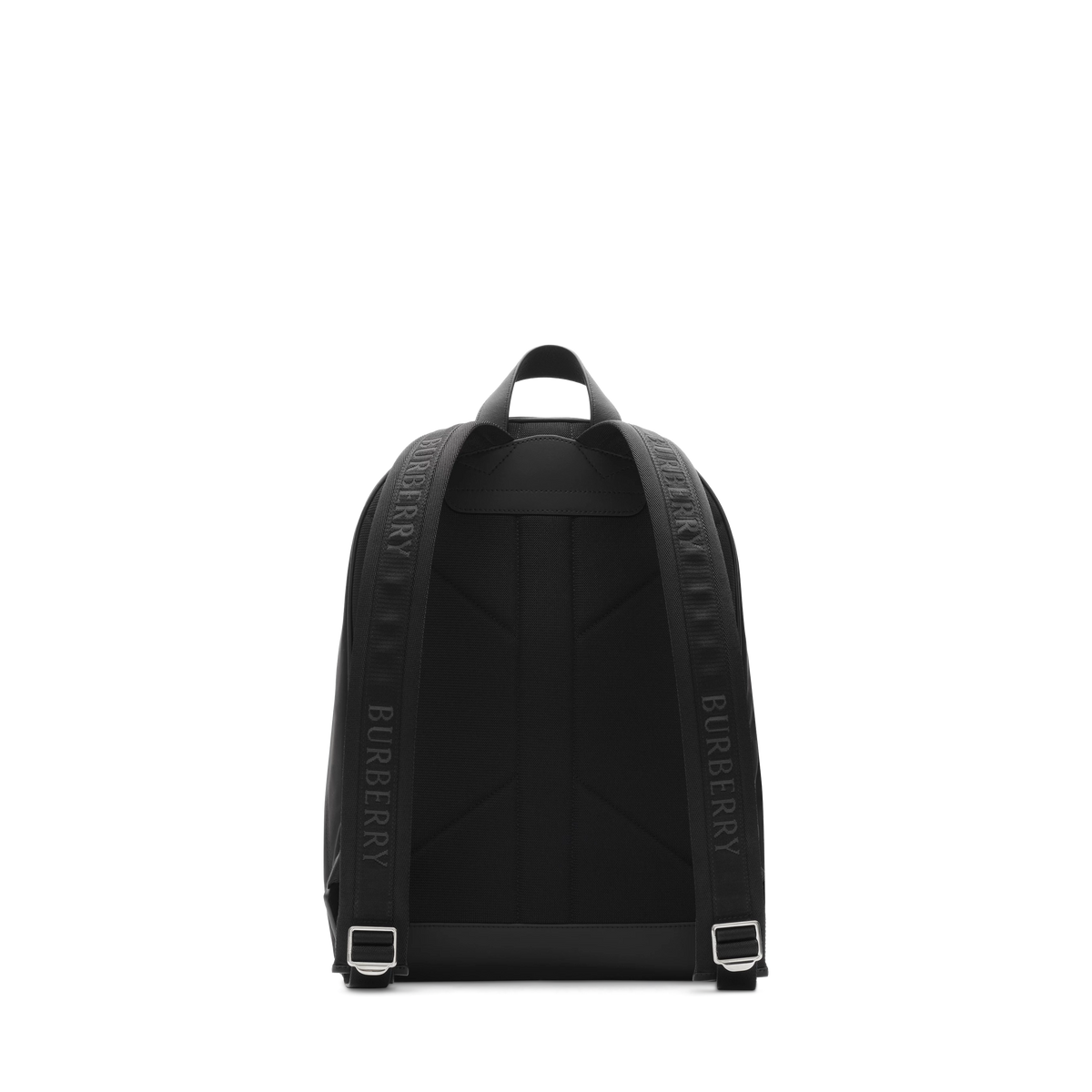 Mochila Negra Burberry Nylon Logo