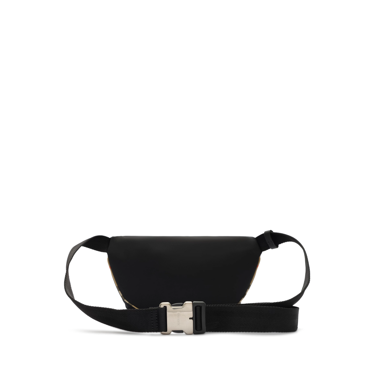 Canguro Negro Burberry Check Trim