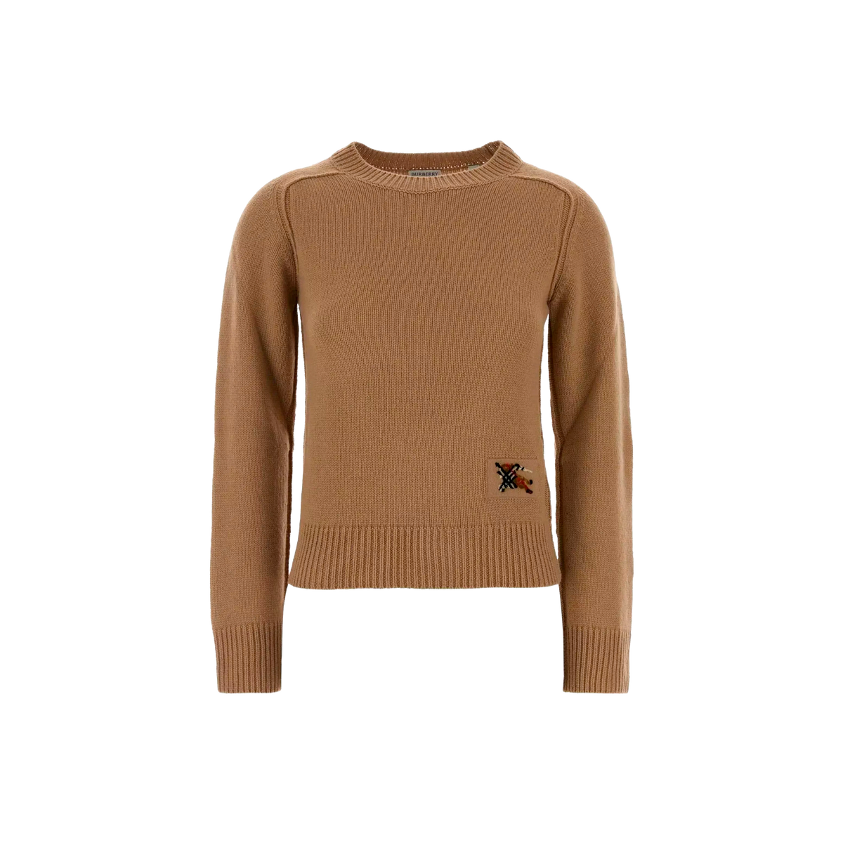 Buzo Beige Burberry Horse Patch Cashmere