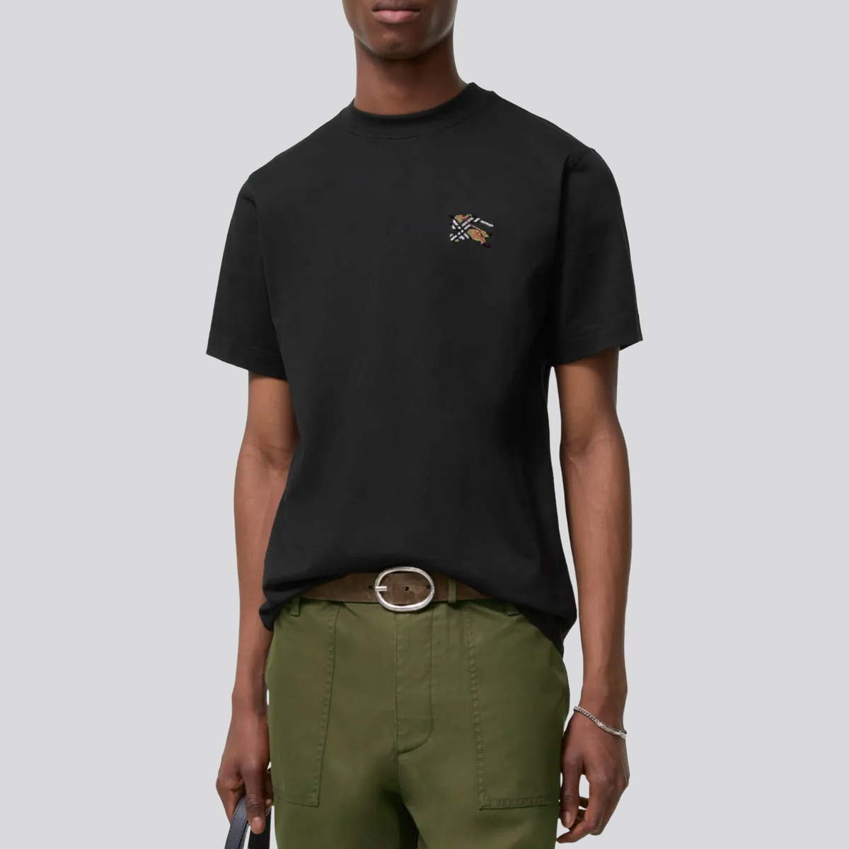 Camiseta Negra Burberry Horse