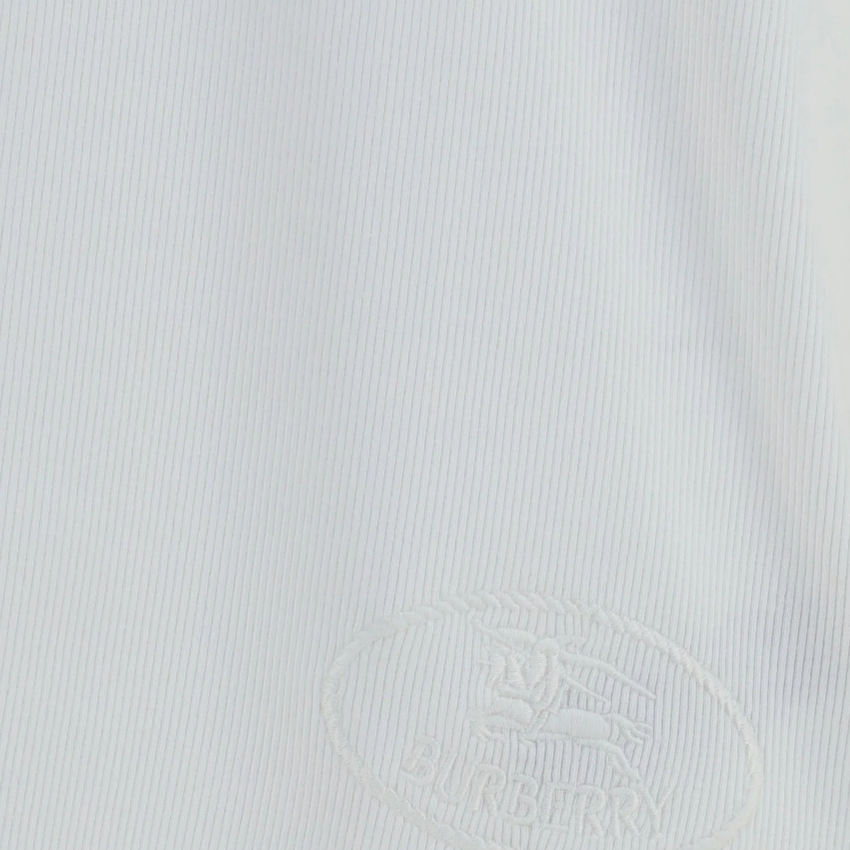 Camiseta Blanca Burberry Henley Manga Larga