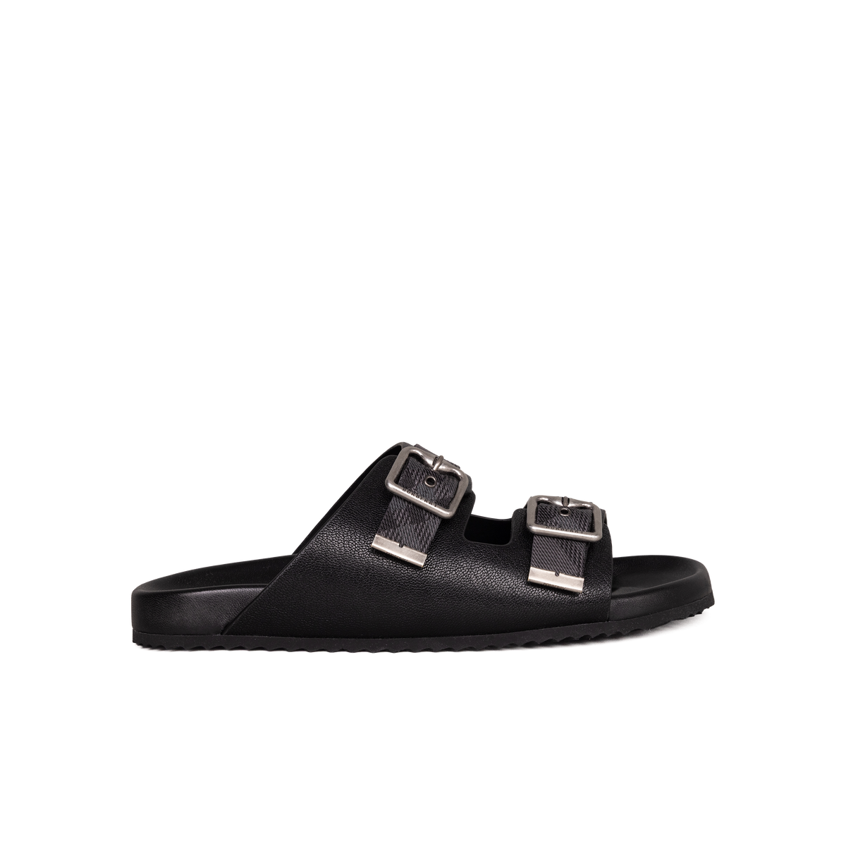 Sandalias Negras Burberry Check