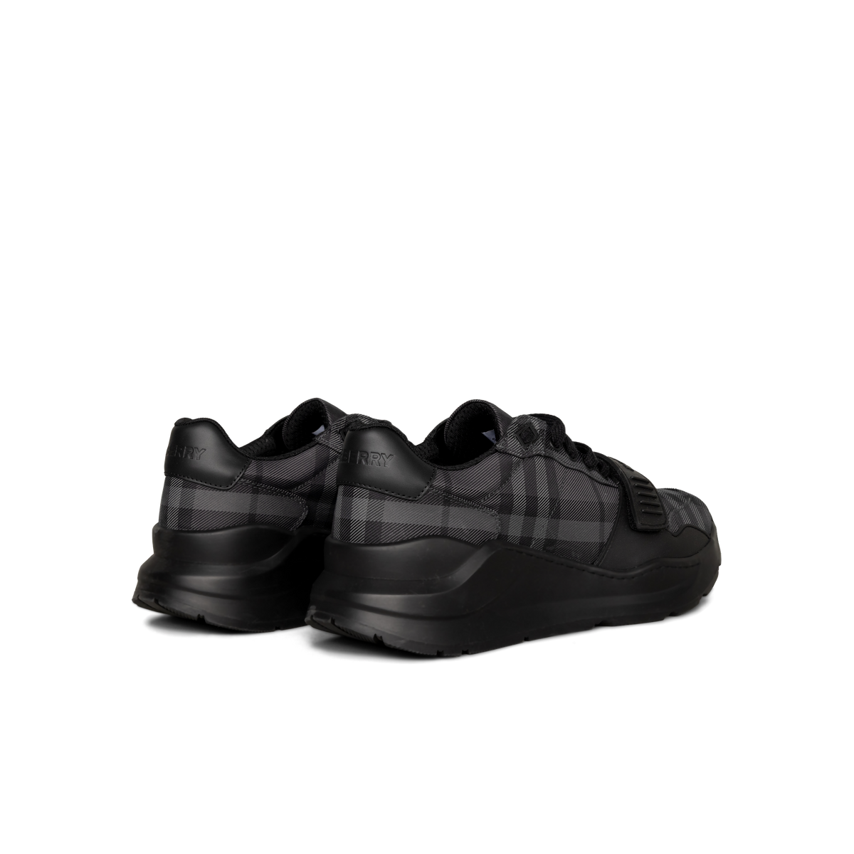 Sneakers Grises Burberry Check TNR