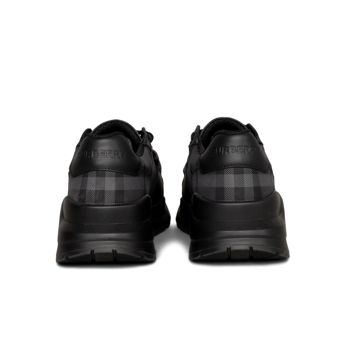 Sneakers Grises Burberry Check TNR