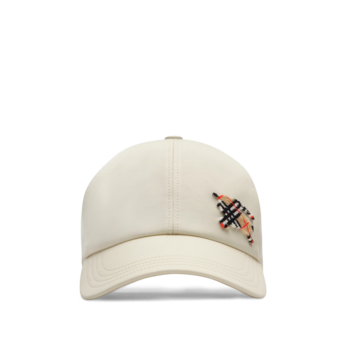 Gorra Blanca Burberry Horse Stamp
