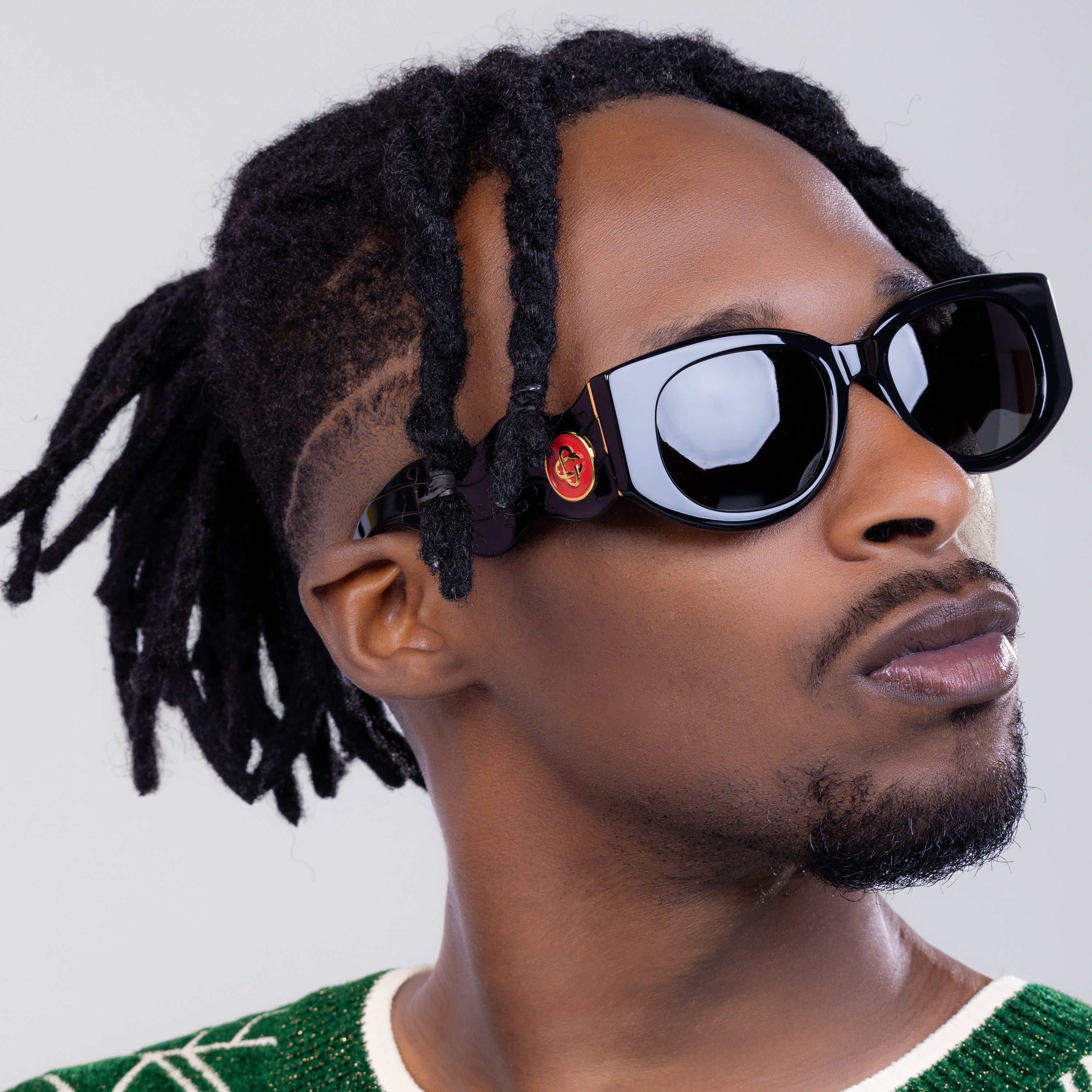 Gafas Negras Casablanca Oval Wave