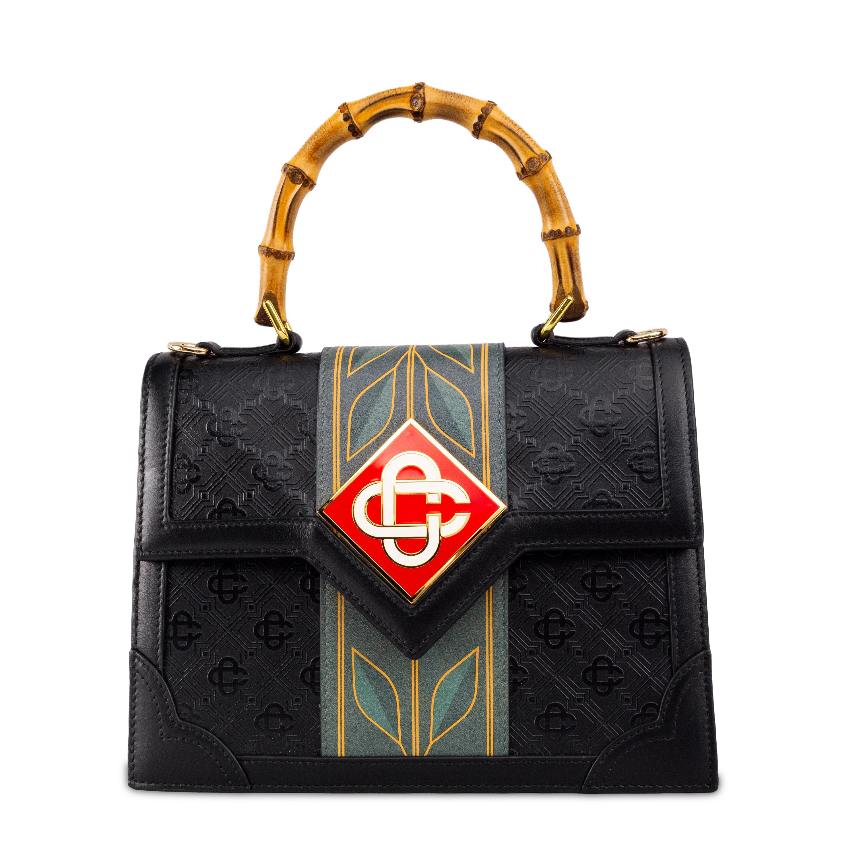 Cartera Negra Casablanca Monogram Jeanne