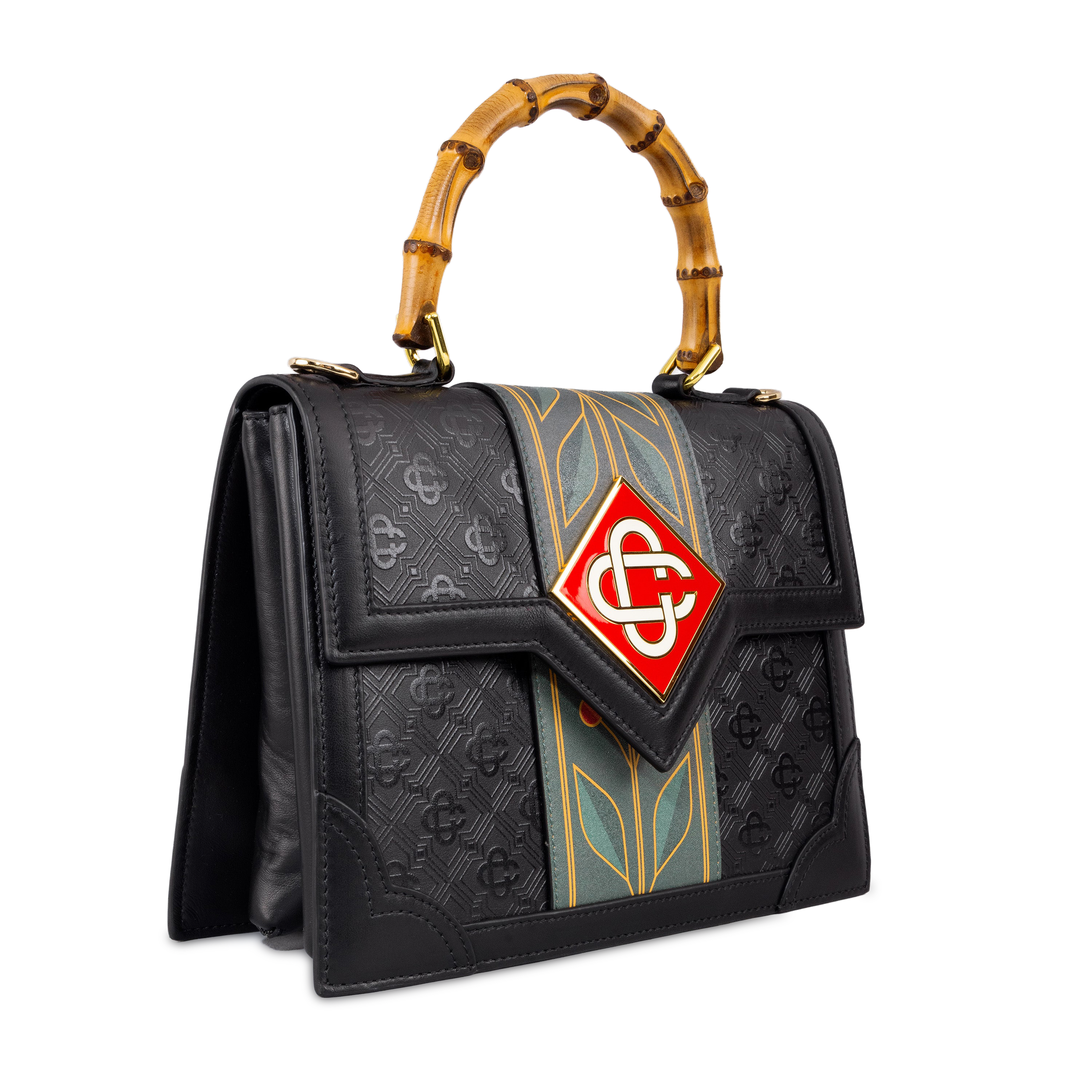 Cartera Negra Casablanca Monogram Jeanne