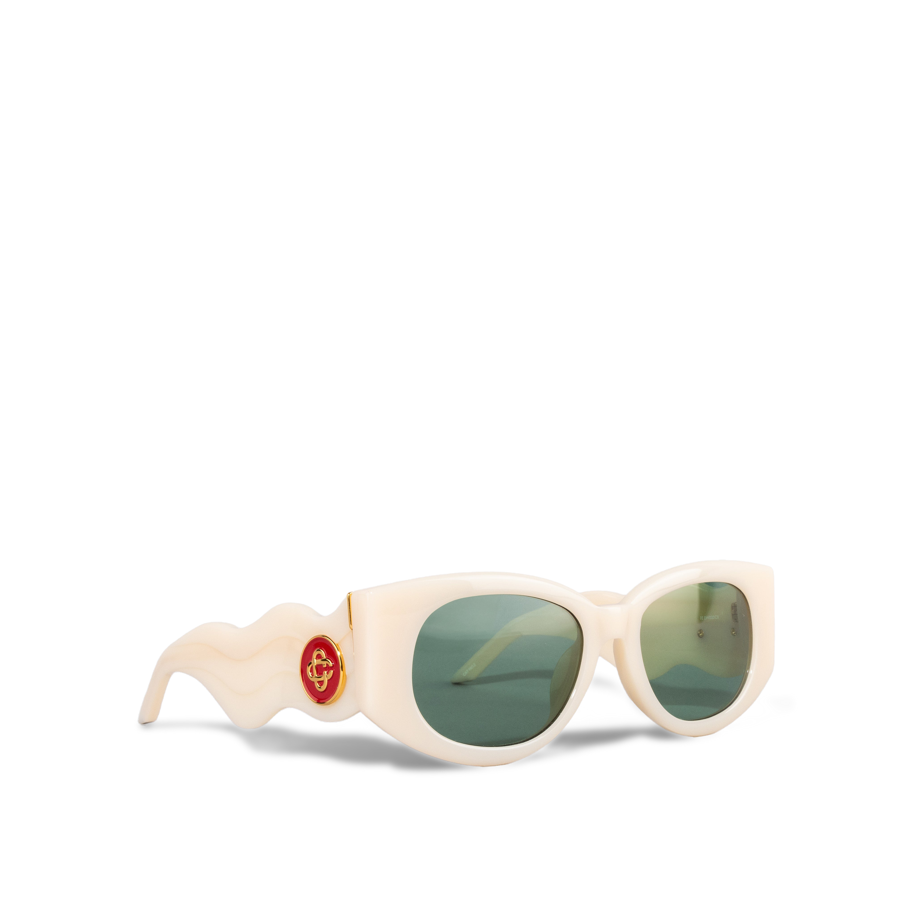Gafas Blancas Casablanca Oval Wave