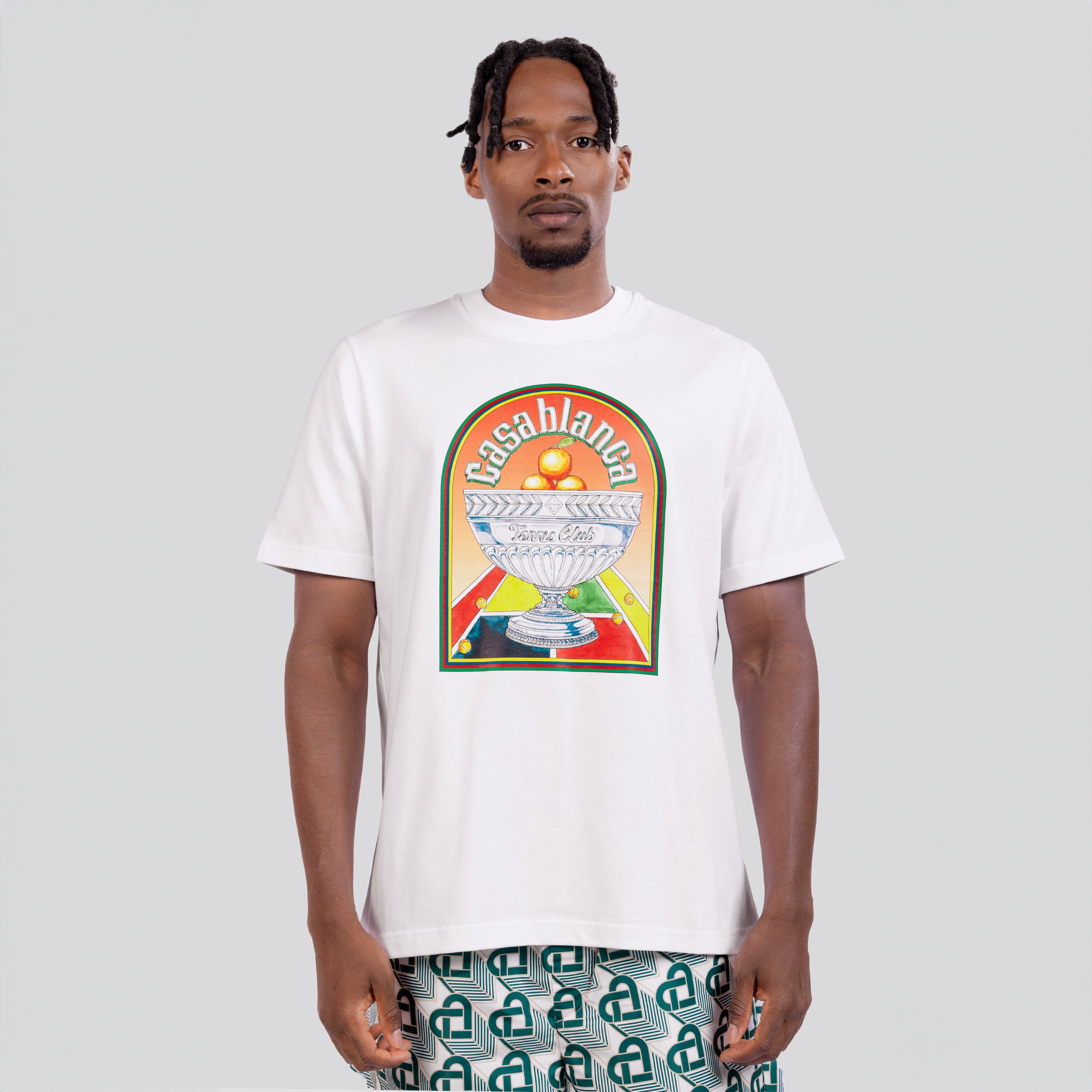 Camiseta Blanca Casablanca Terrain D'Orange