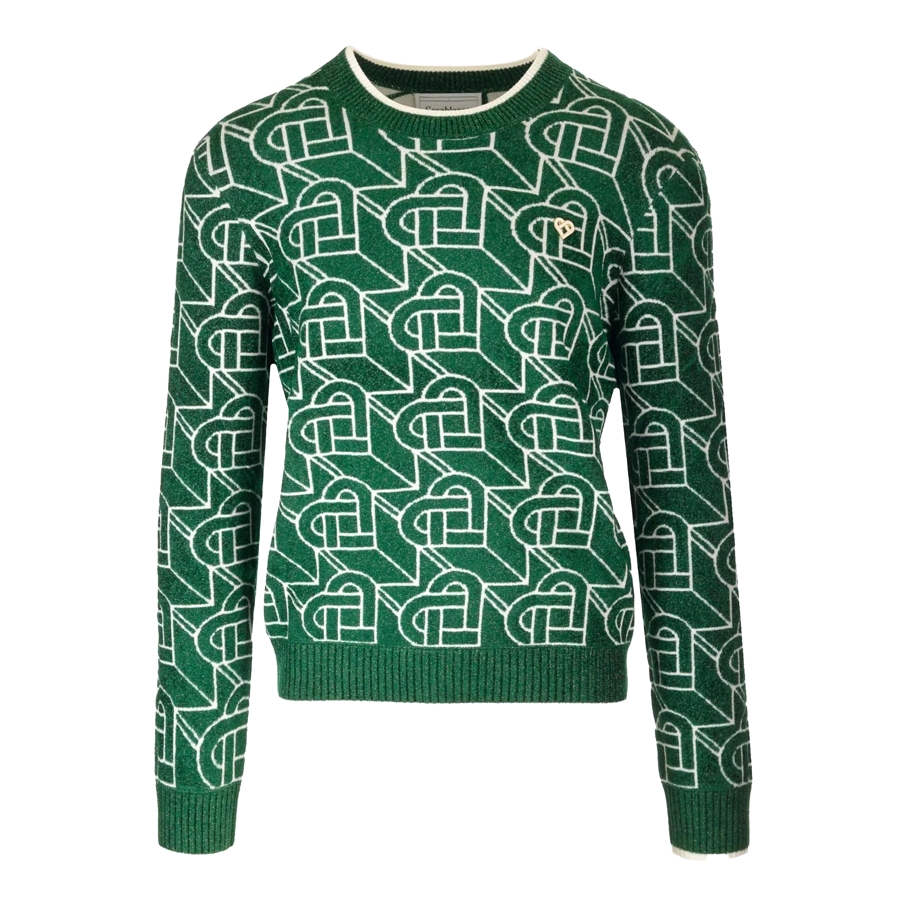 Buzo Verde Casablanca Heart Monogram