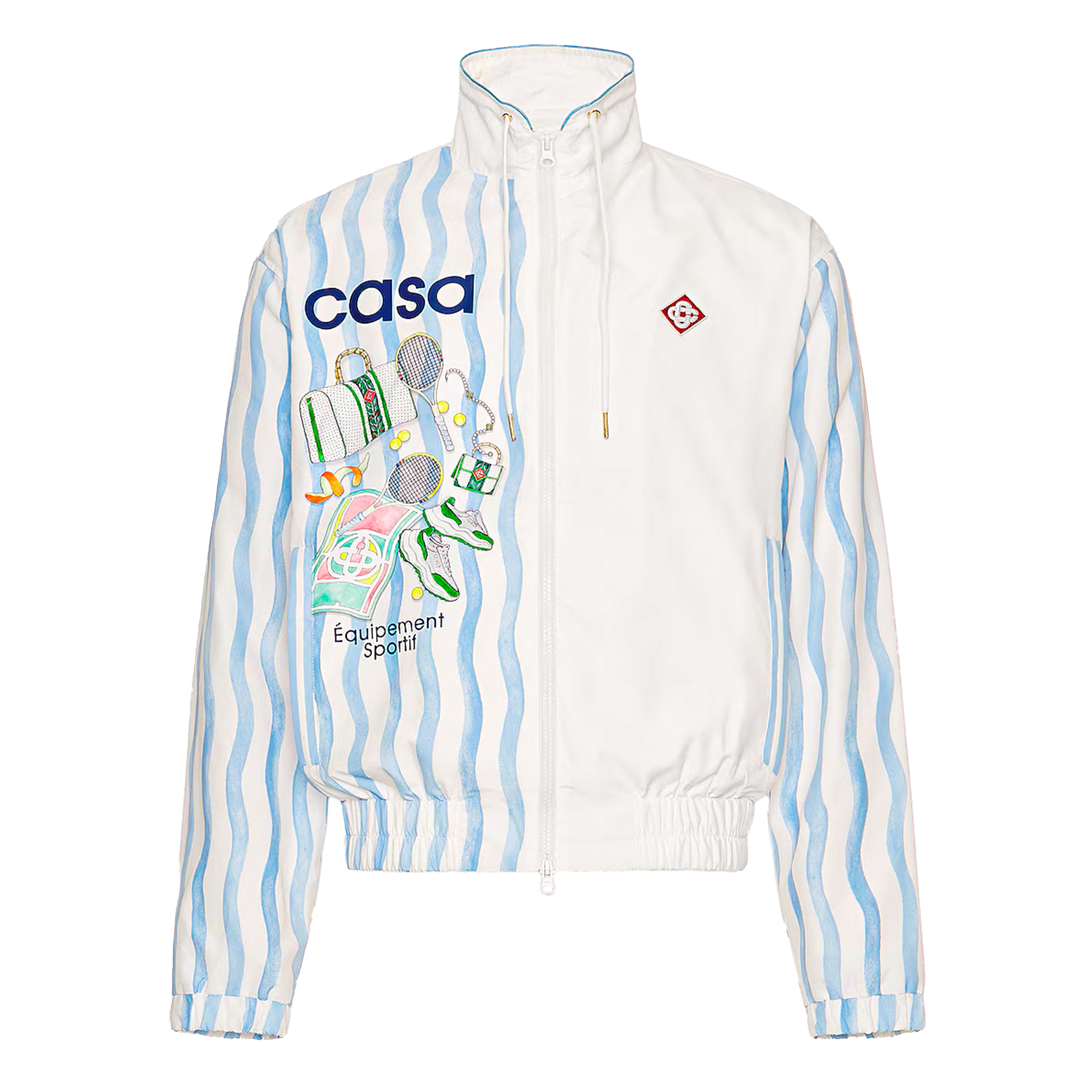 Chaqueta Blanca Casablanca Nylon Shellsuit