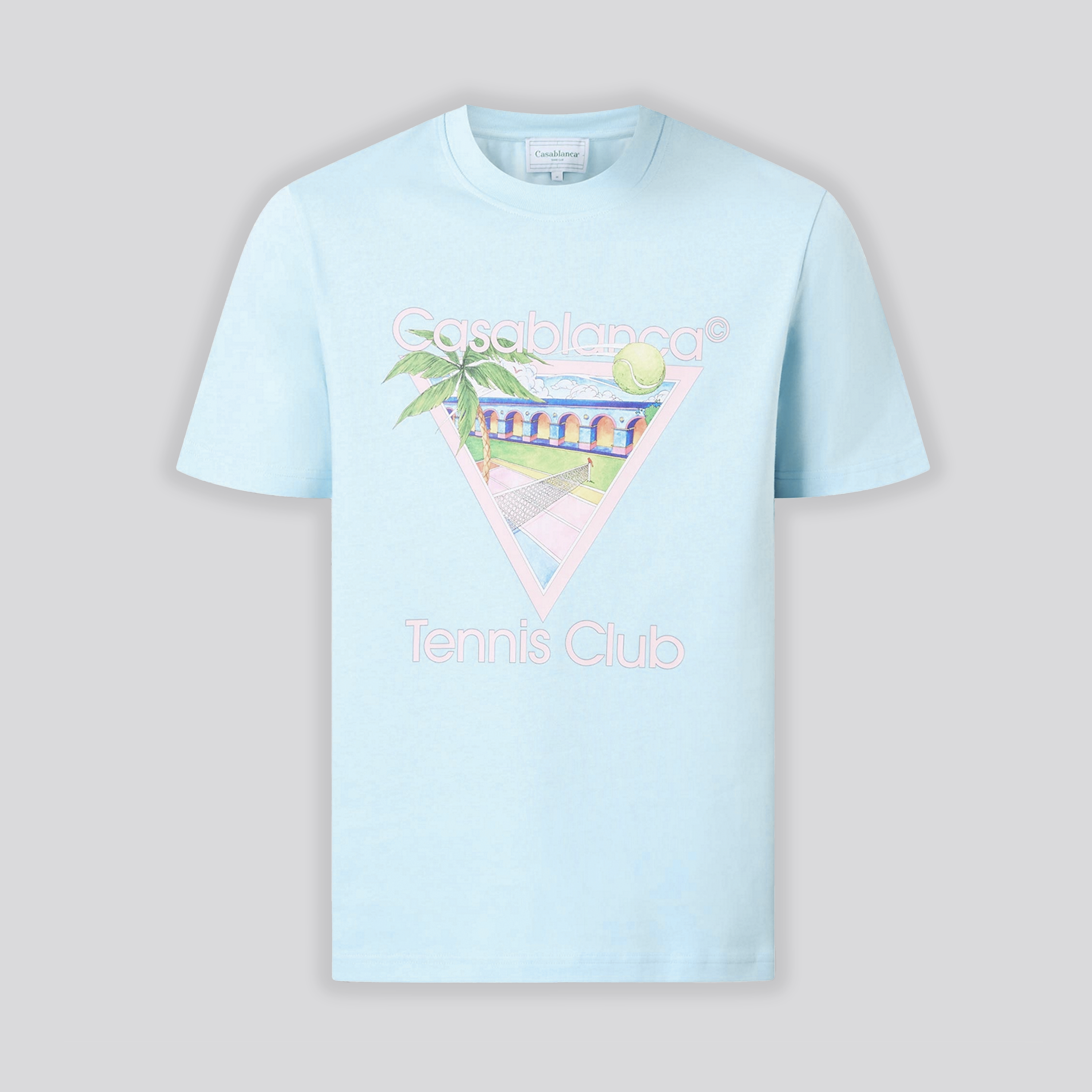 Camiseta Celeste Casablanca Tennis Club Icon
