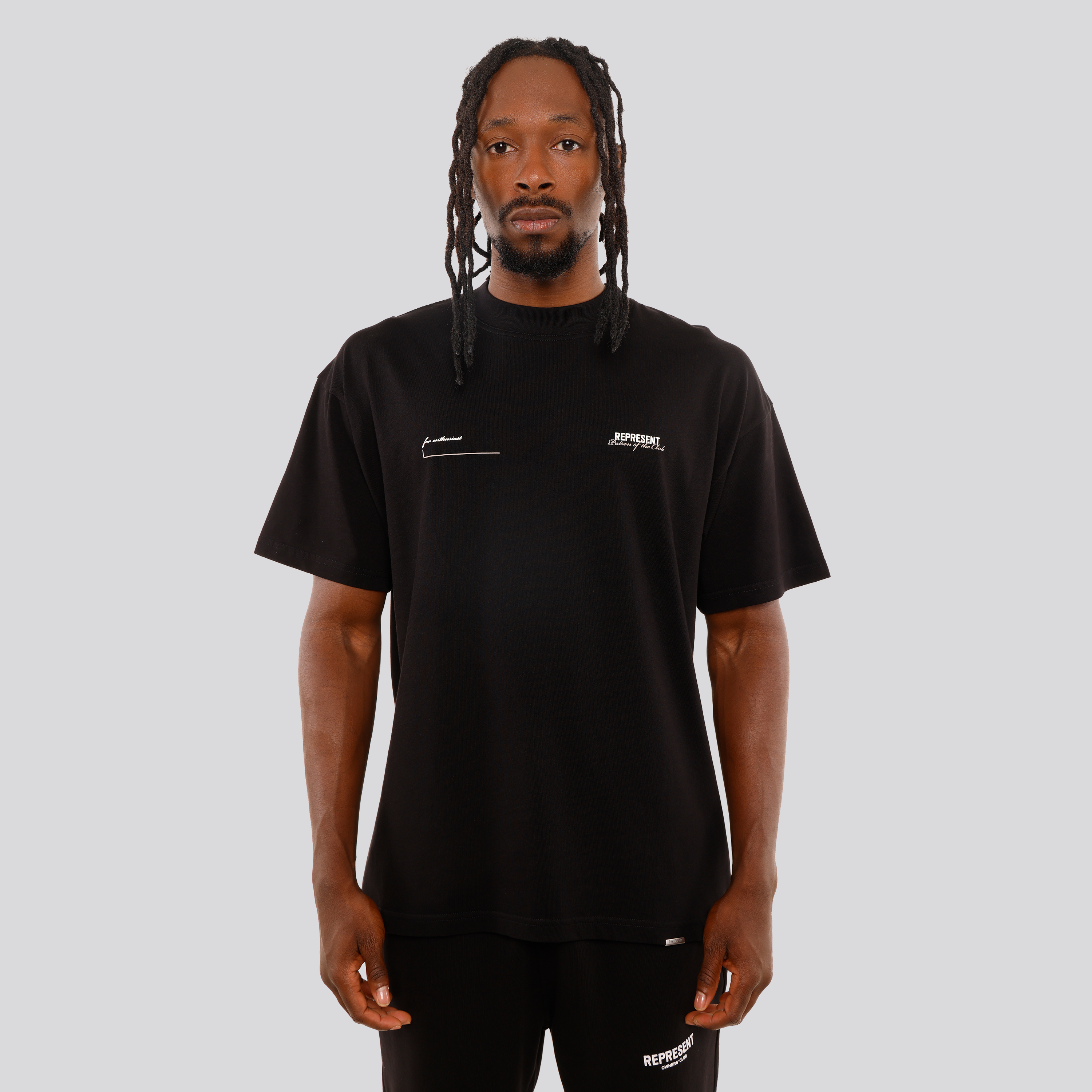 Camiseta Negra Represent Patron Of The Club