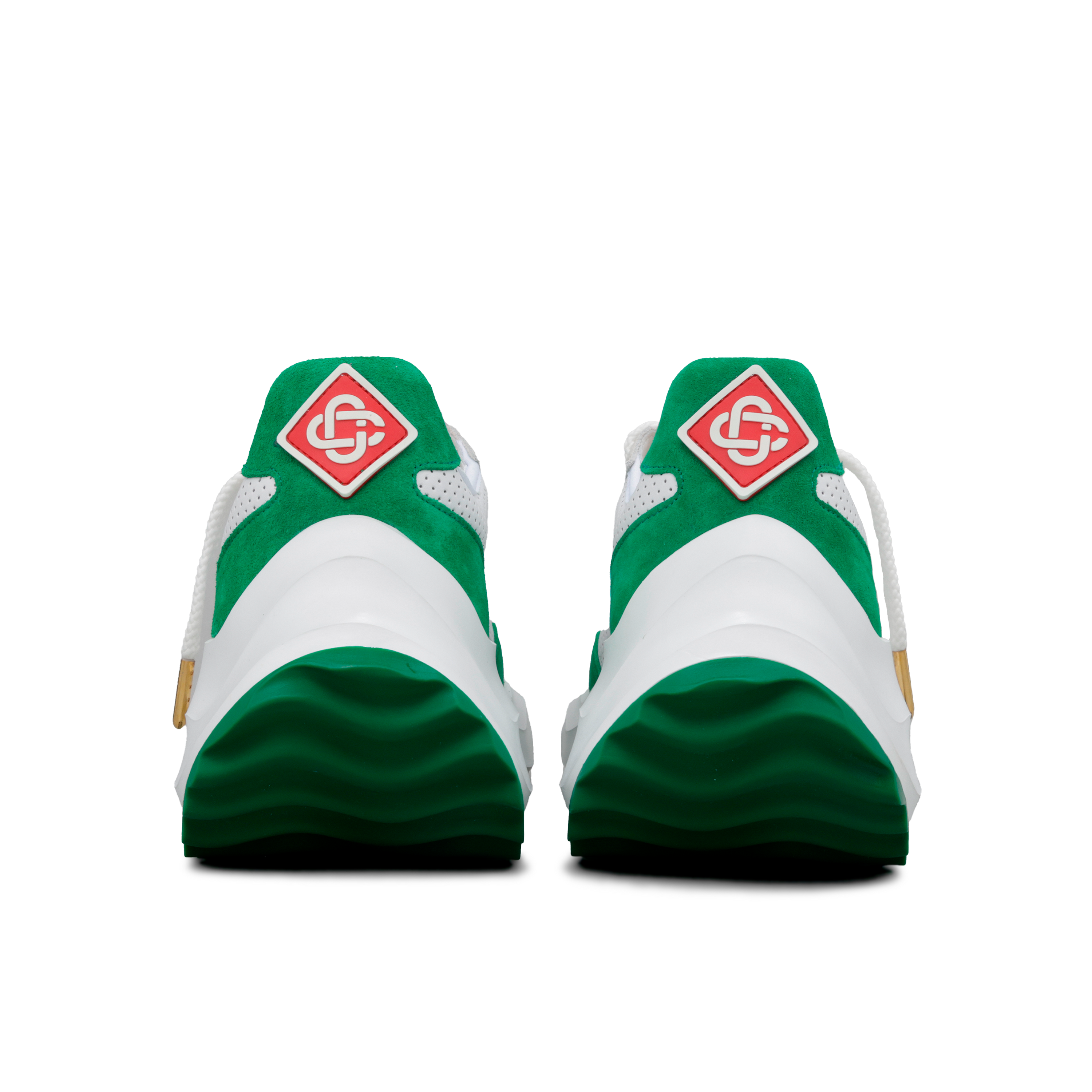 Sneakers Blanco Verde Casablanca Wave
