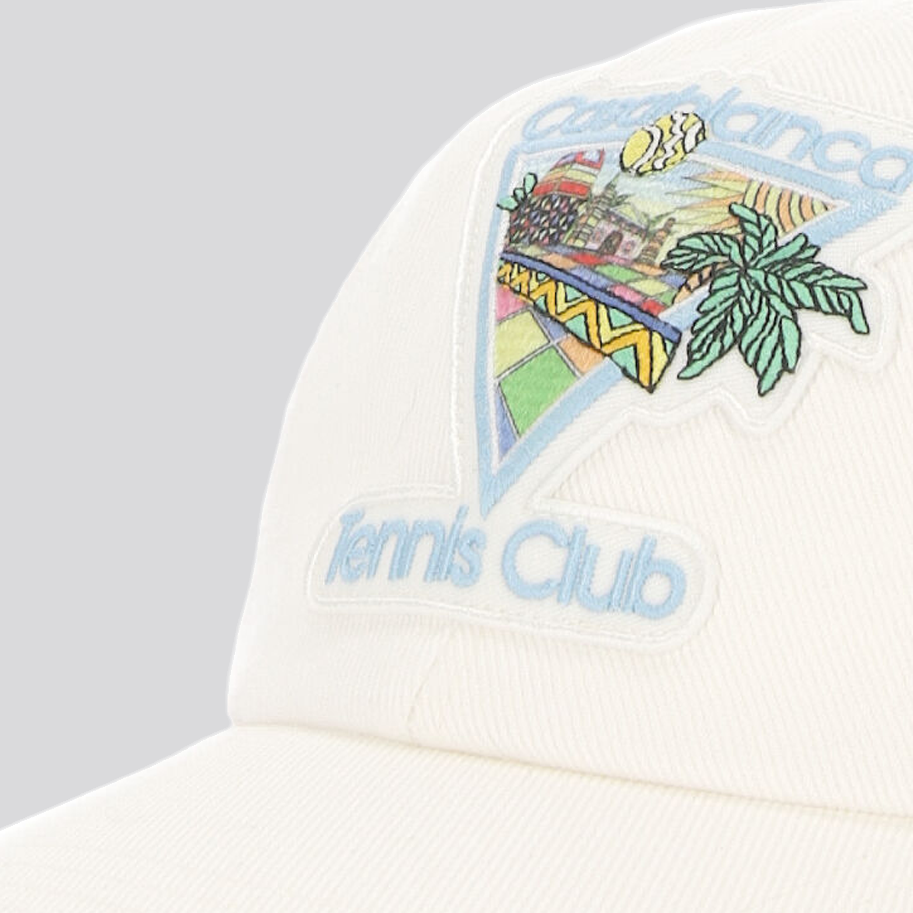 Gorra Blanca Casablanca Afro Cubism Tennis Club