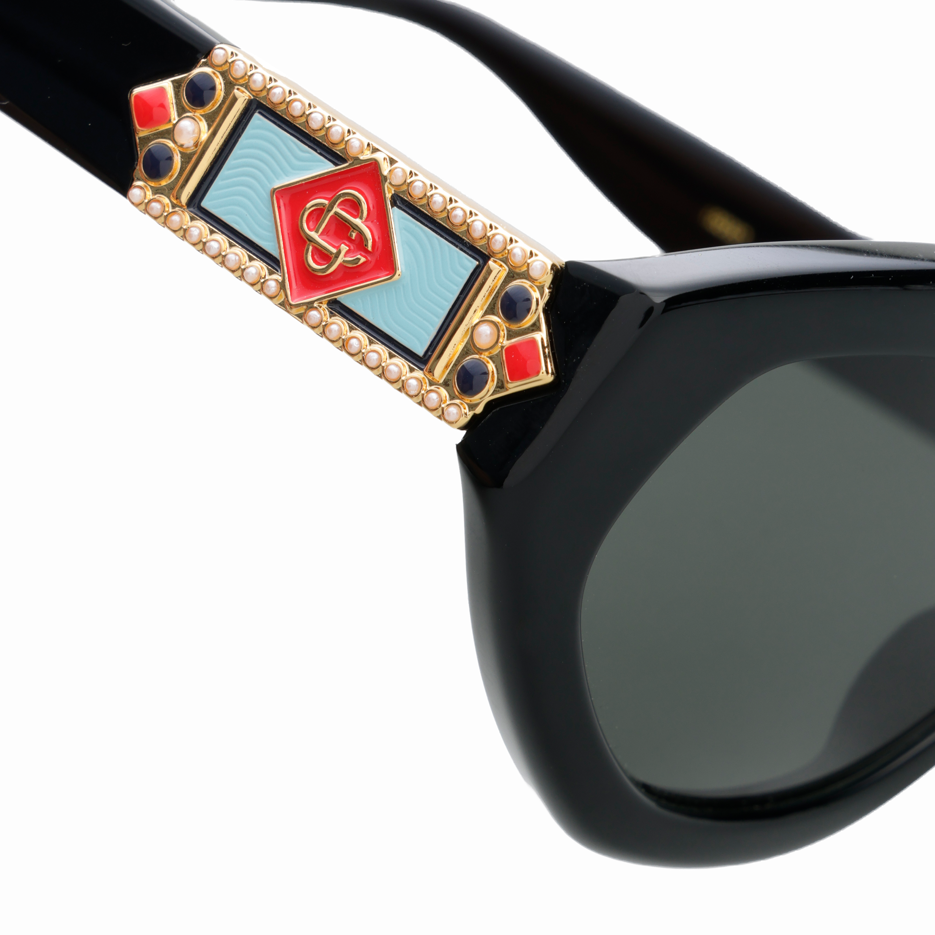 Gafas Negras Casablanca Rectangle Frame