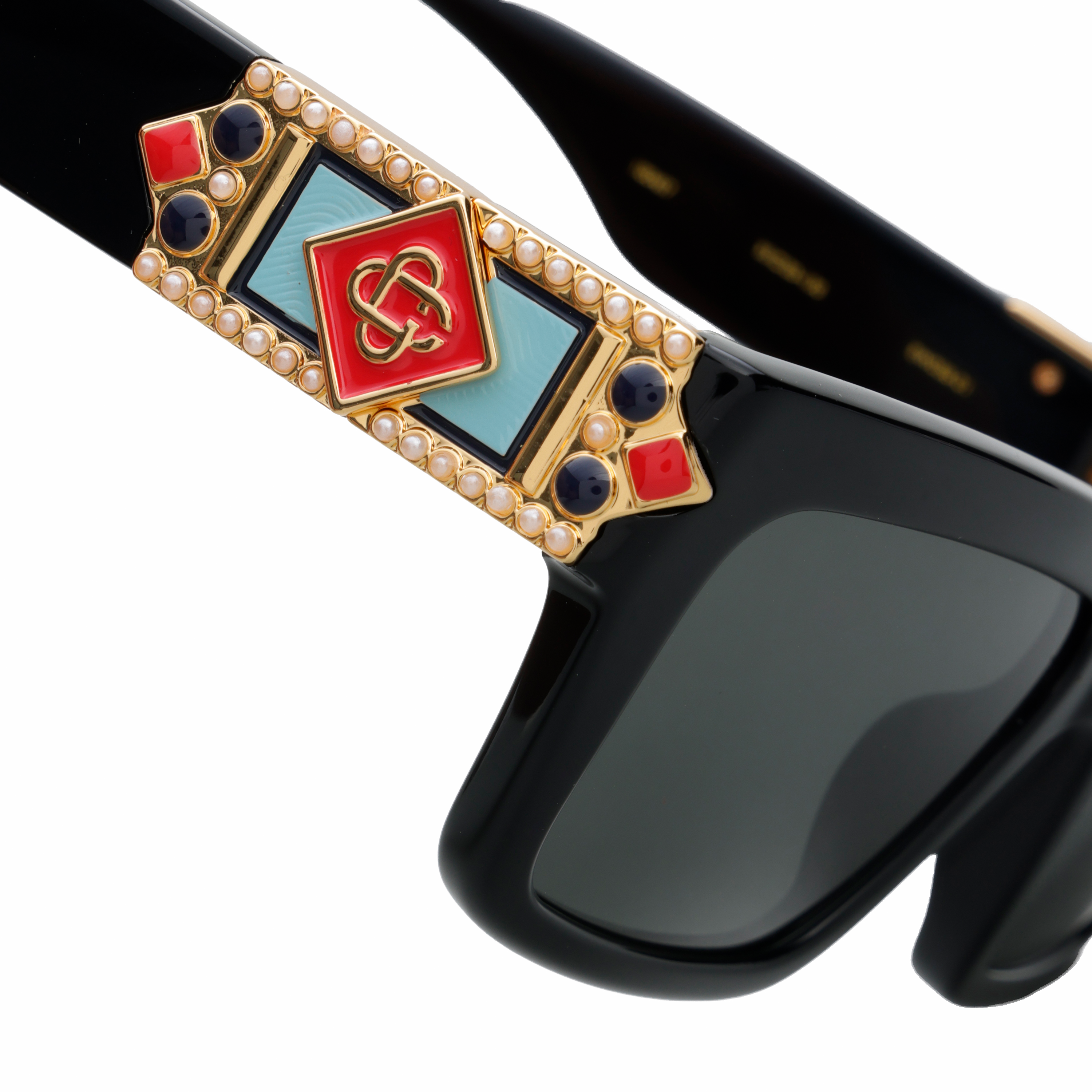 Gafas Negras Casablanca Rectangle Frame