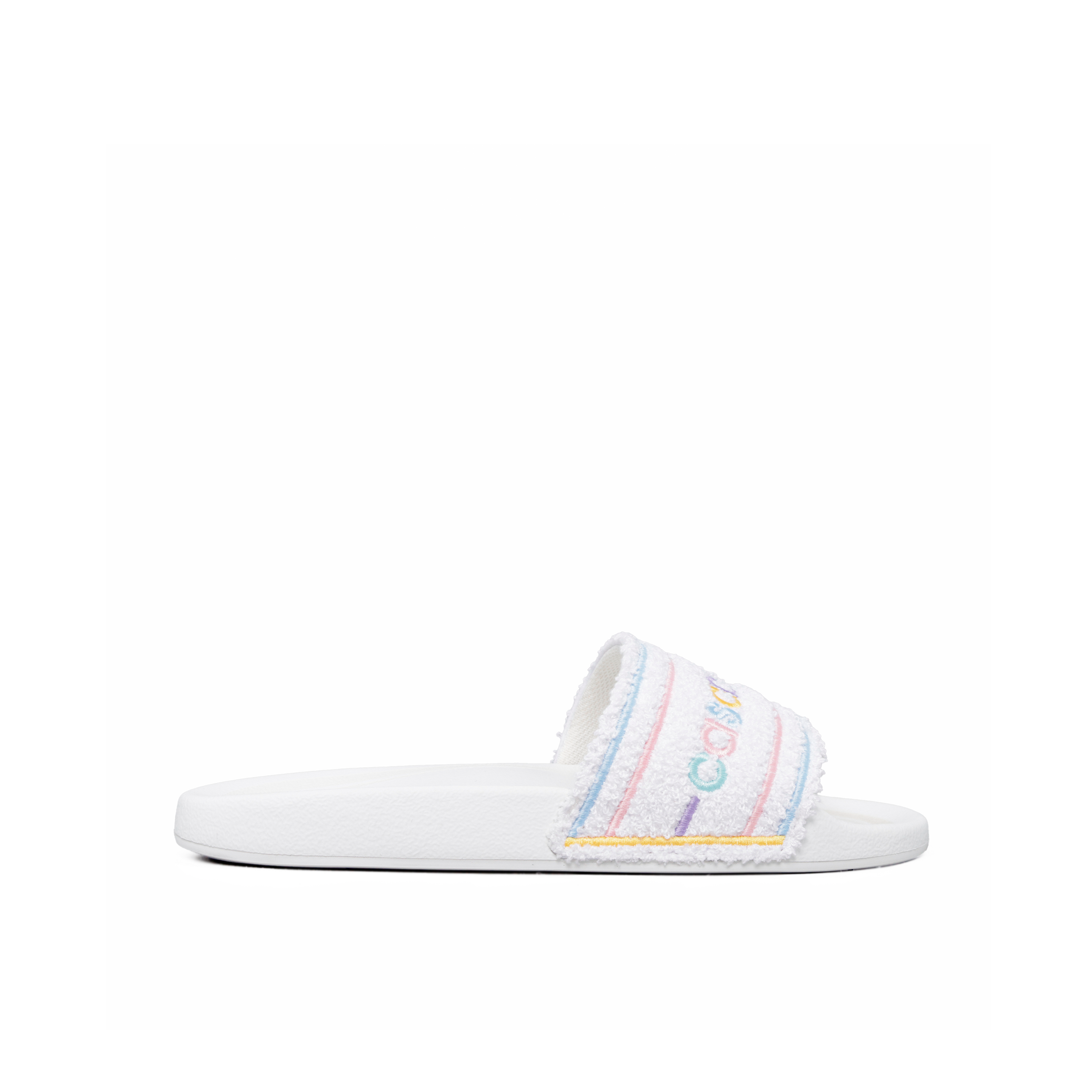 Sandalias Blancas Casablanca Multicolor Logo
