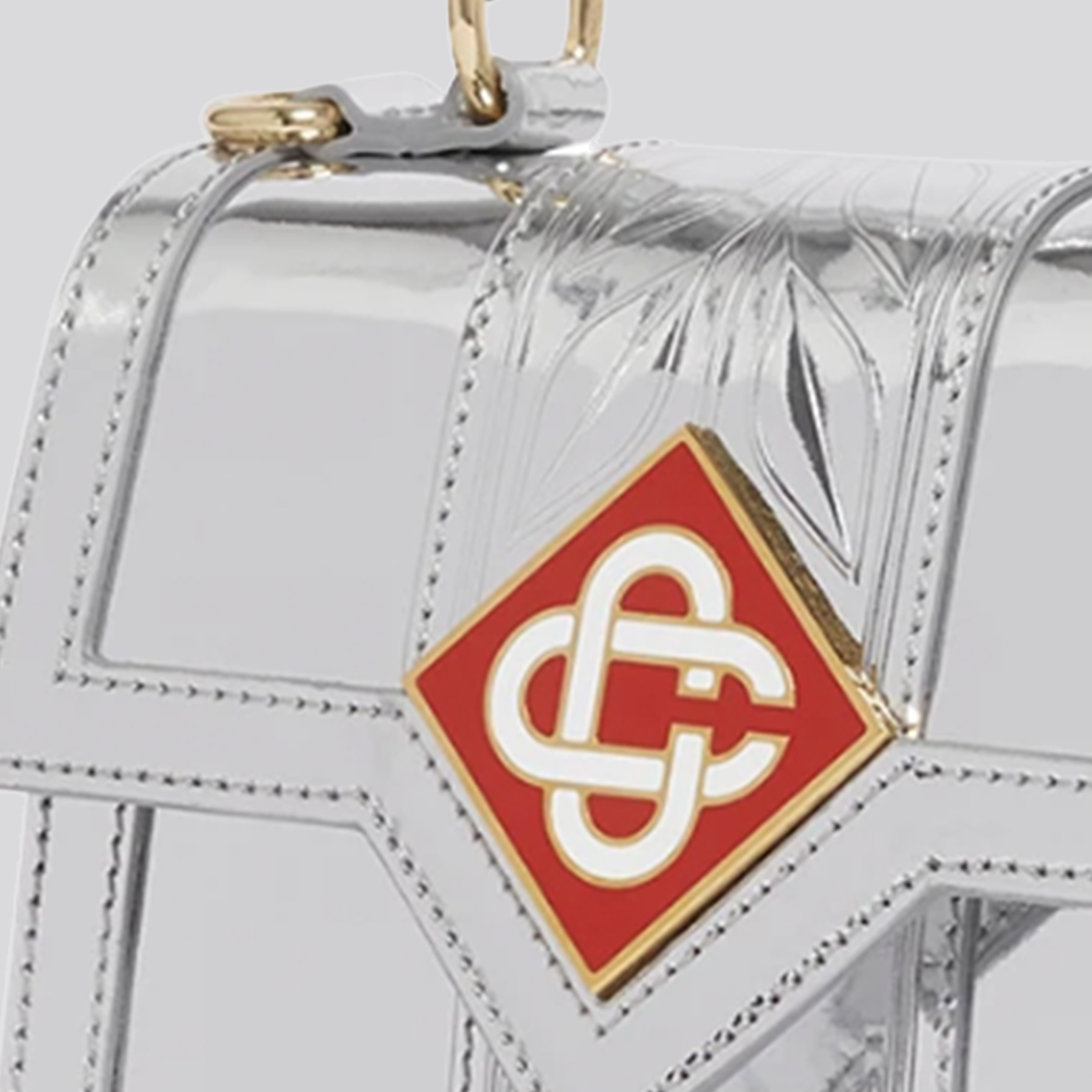 Cartera Silver Casablanca Mini Chrome Jeanne