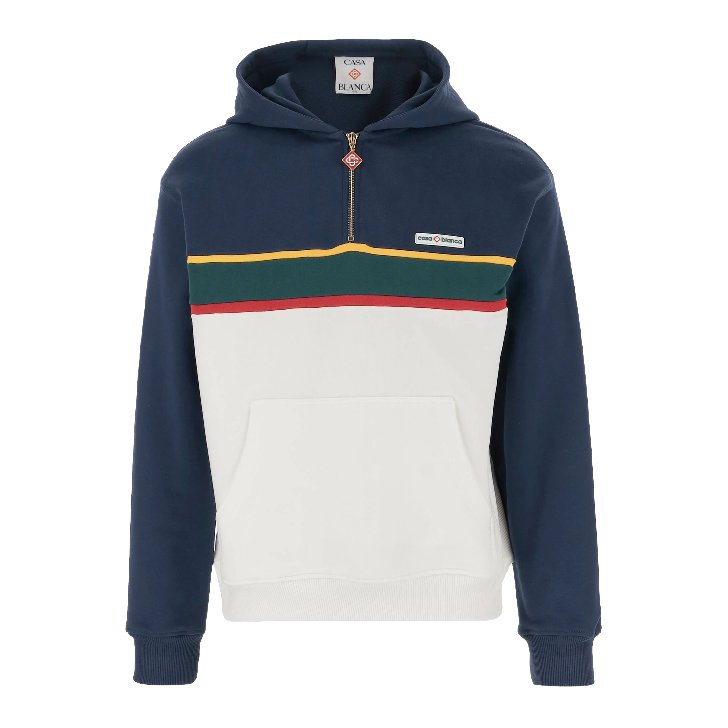 Buzo Azul Casablanca 1/4 Zip Colourblock