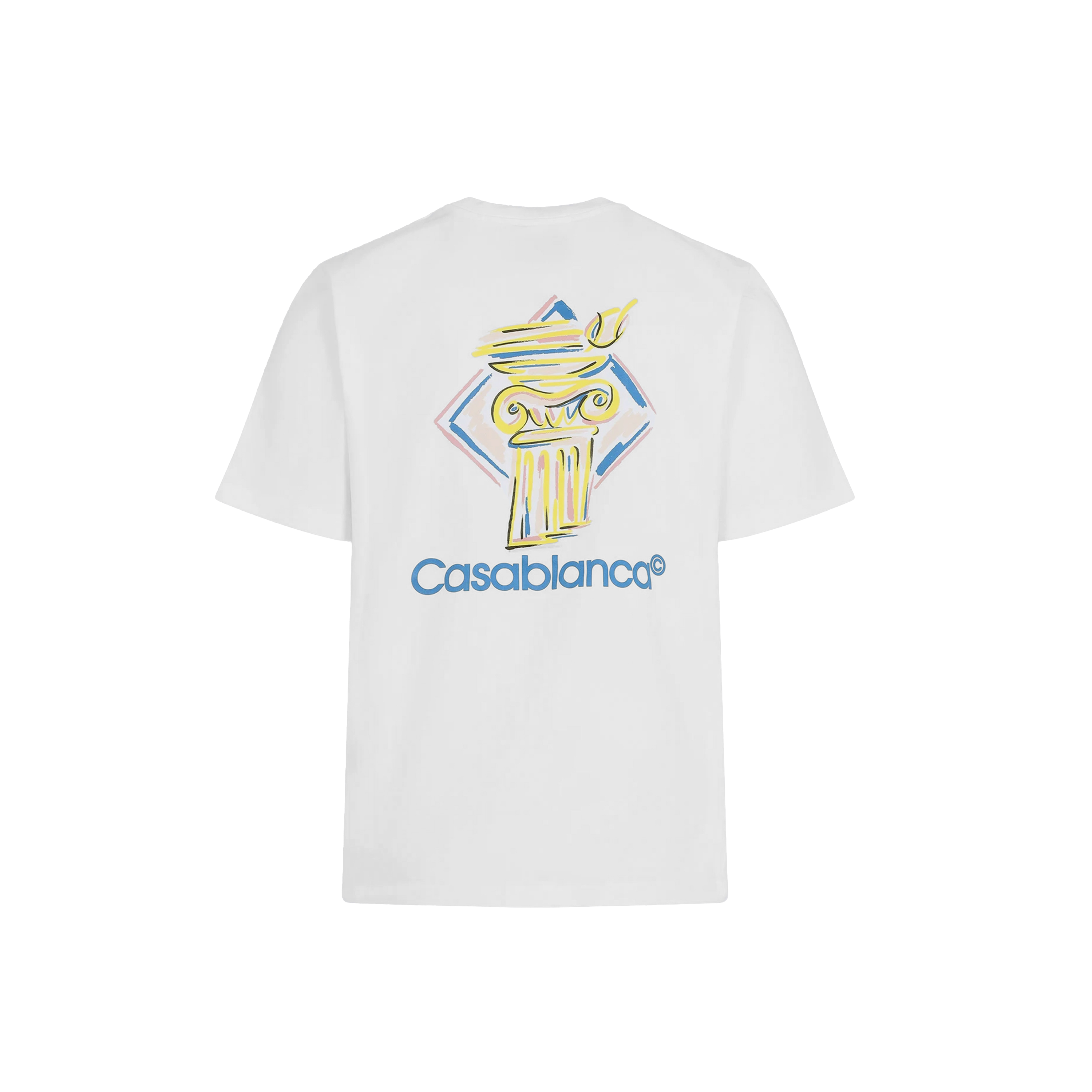 Camiseta Blanca Casablanca Diamond Column