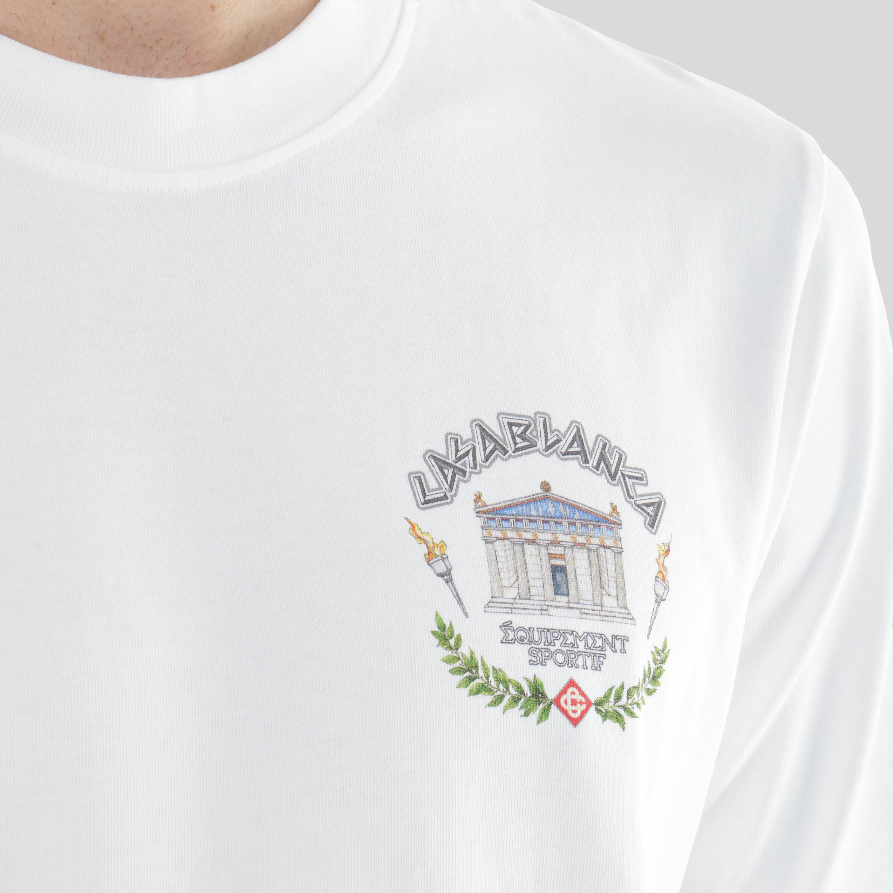 Camiseta Blanca Casablanca Le Temple Du Sport