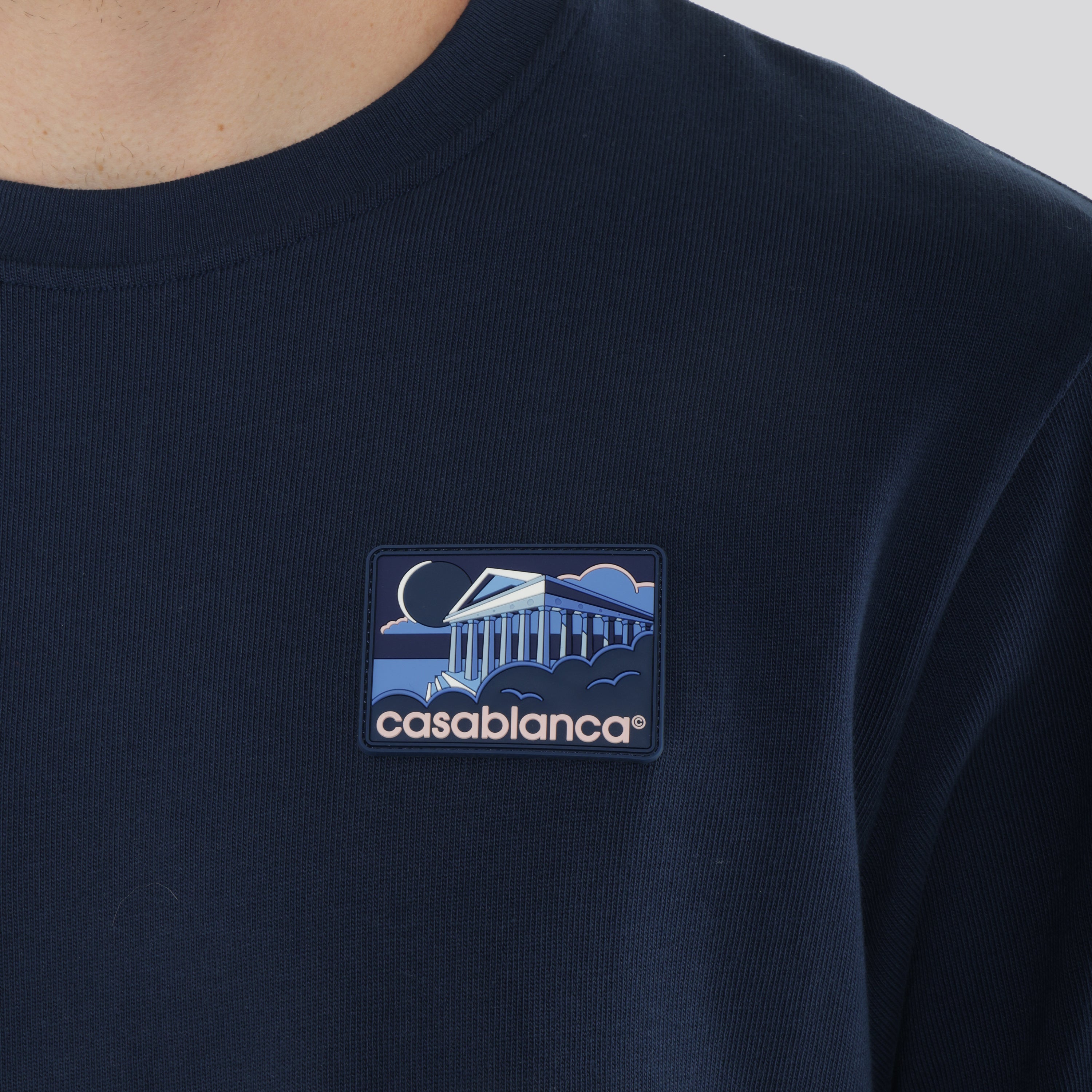 Camiseta Azul Casablanca Greek Temple