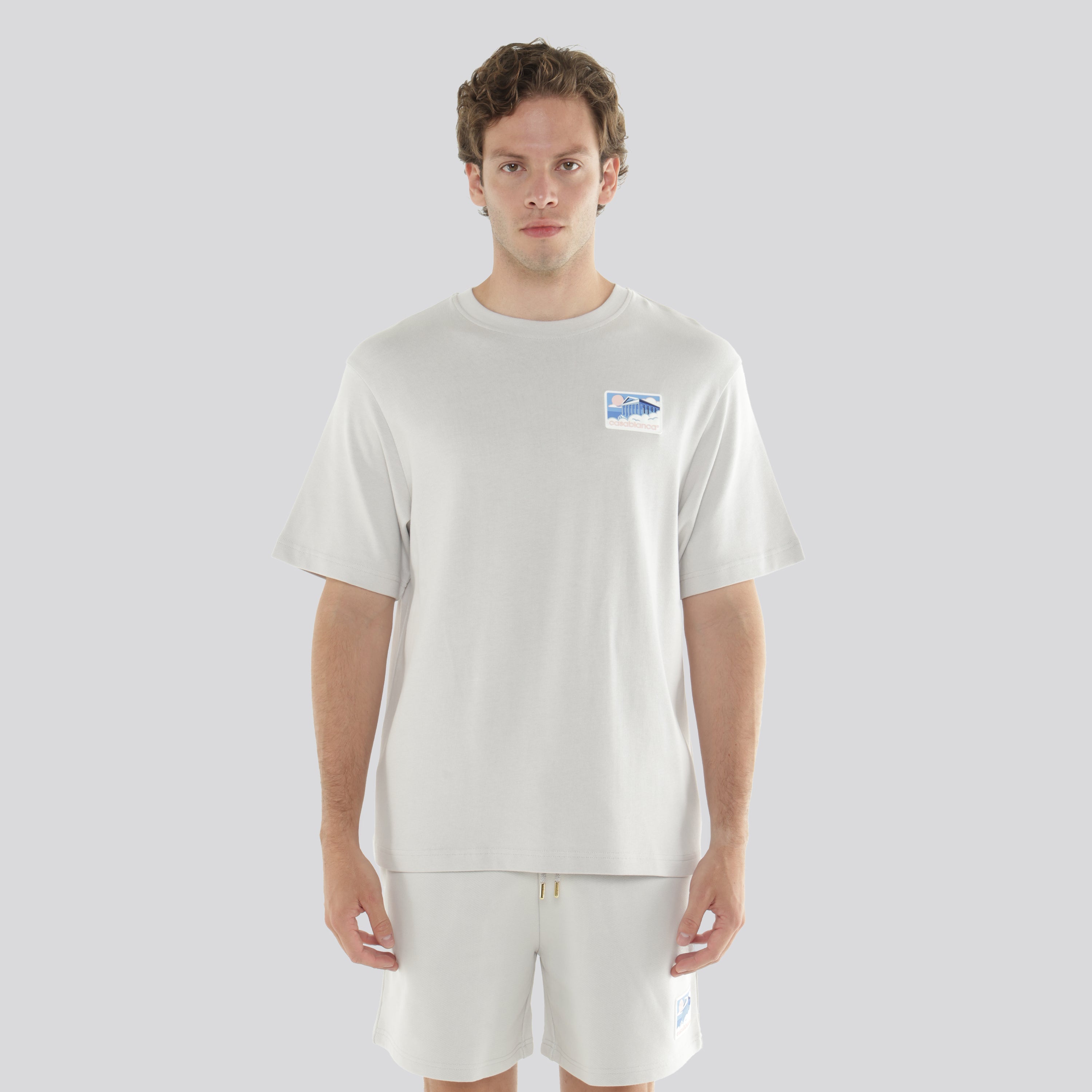 Camiseta Gris Casablanca Greek Temple