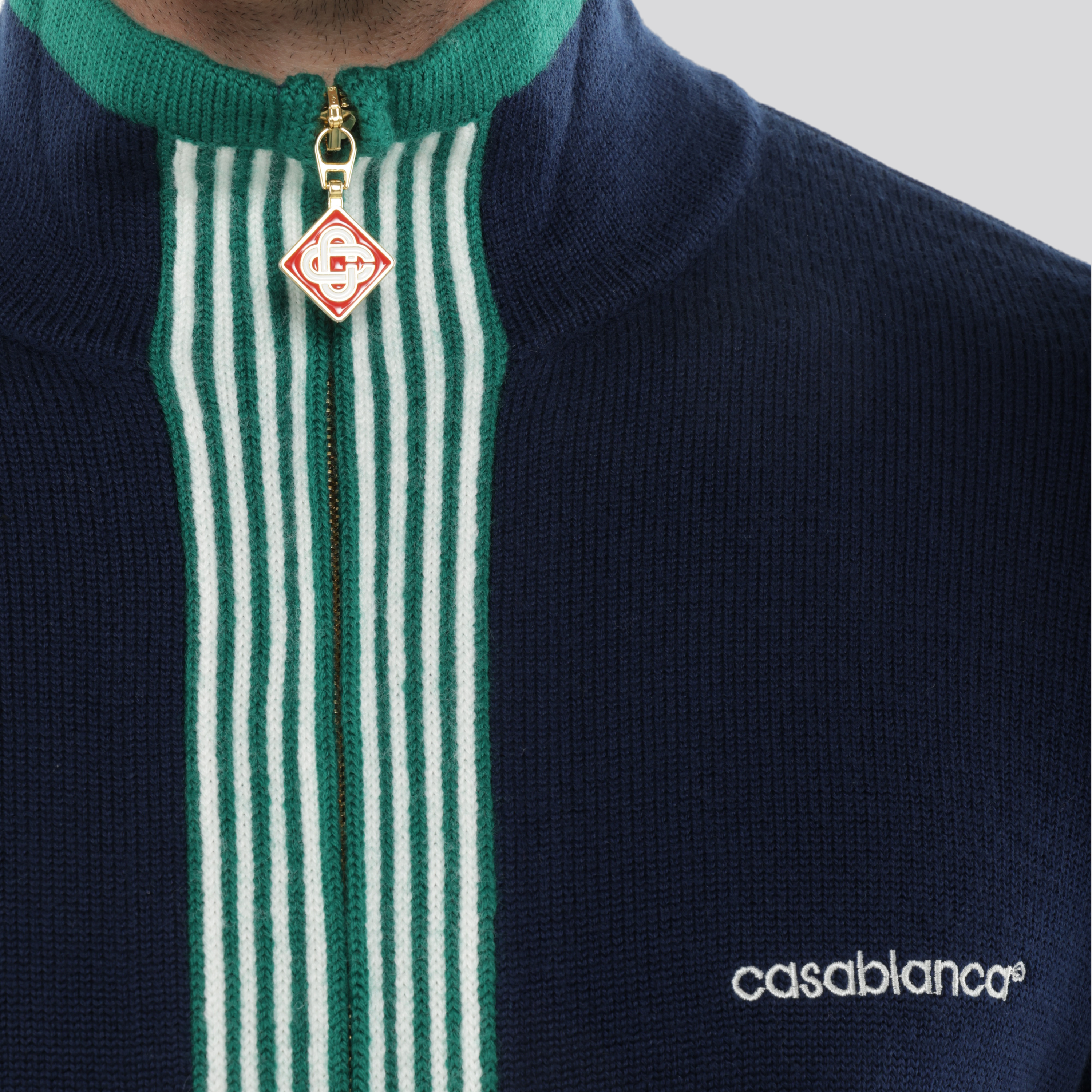 Chaqueta Azul Casablanca Tennis Tracksuit