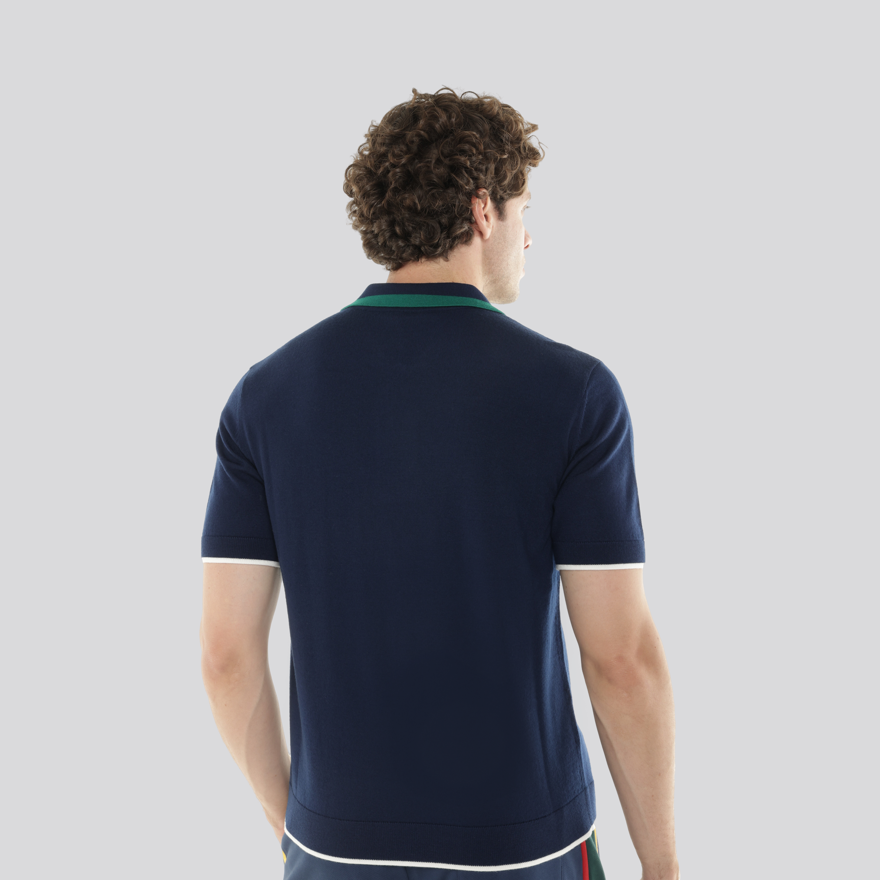 Camiseta tipo Polo Azul Casablanca