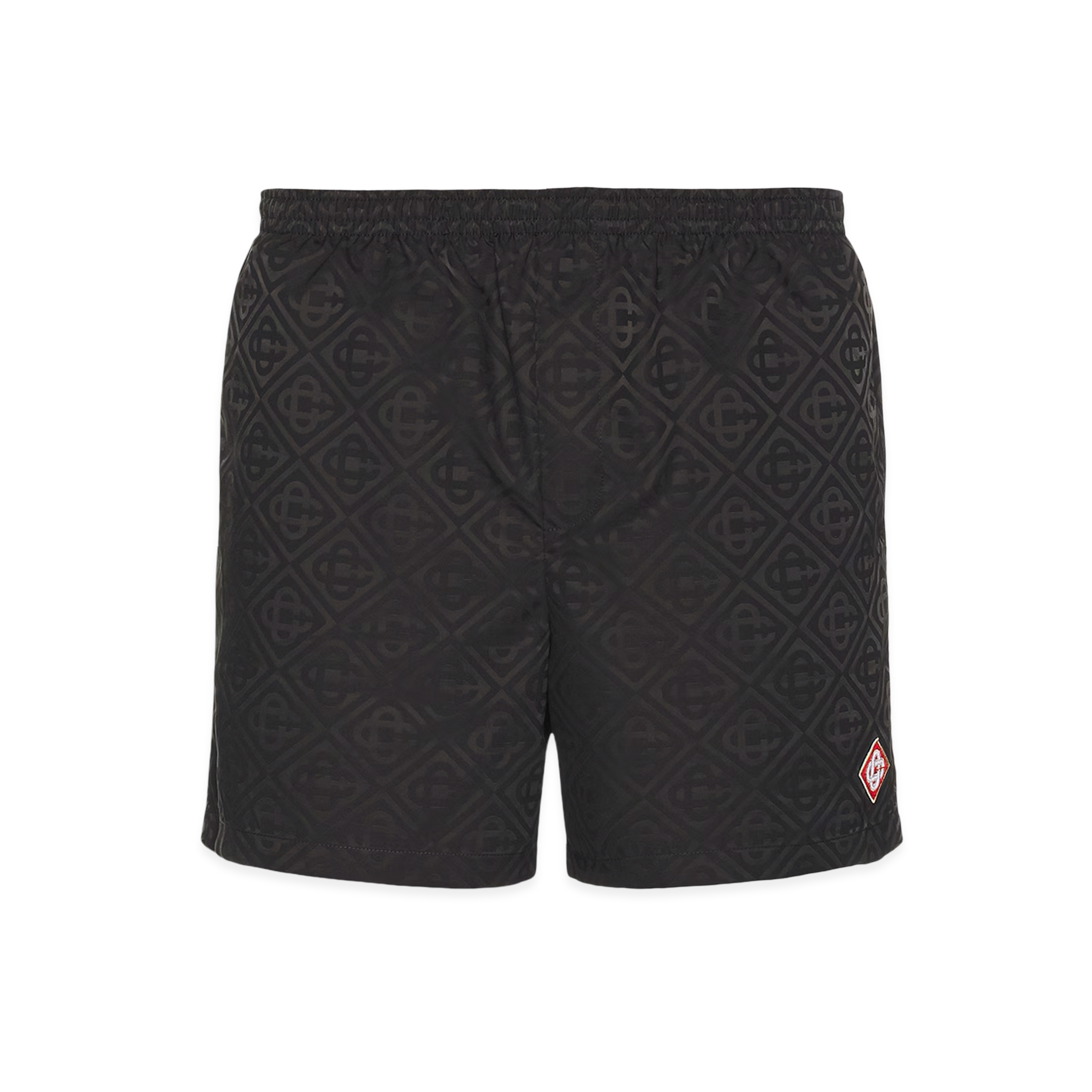 Pantaloneta Negra Casablanca Monogram