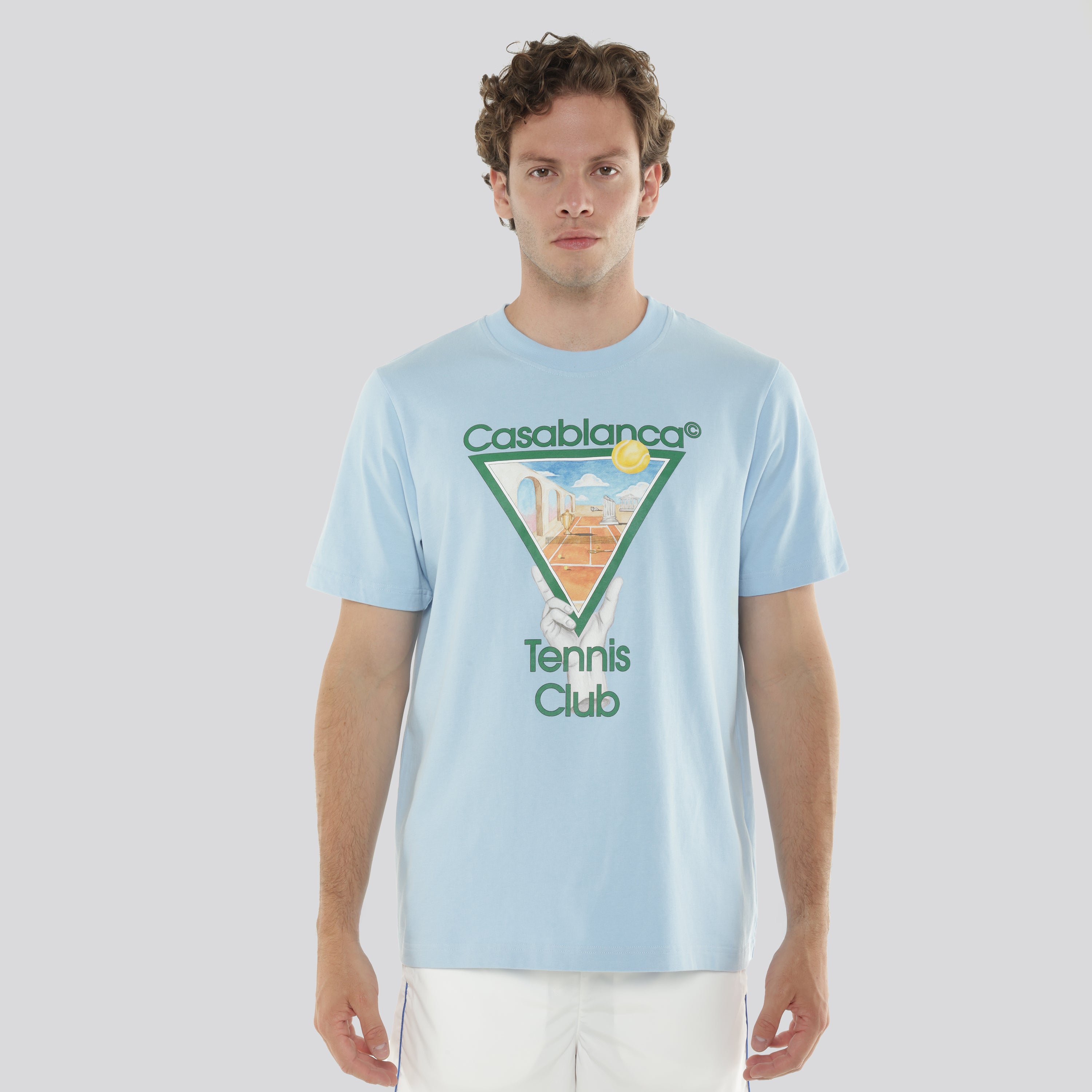 Camiseta Azul Casablanca Metaphysical Tennis Icon