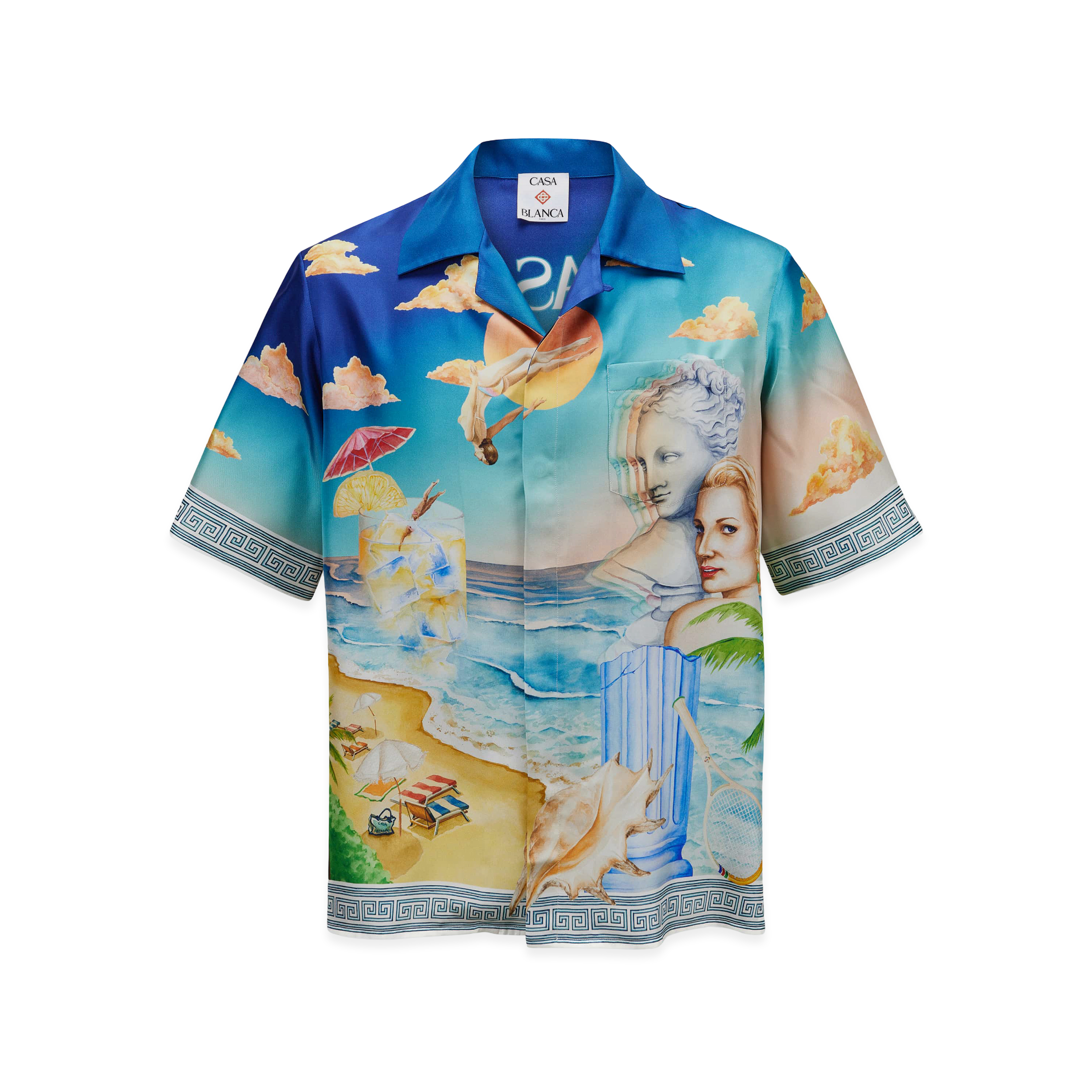 Camisa Azul Casablanca Le Pongeon