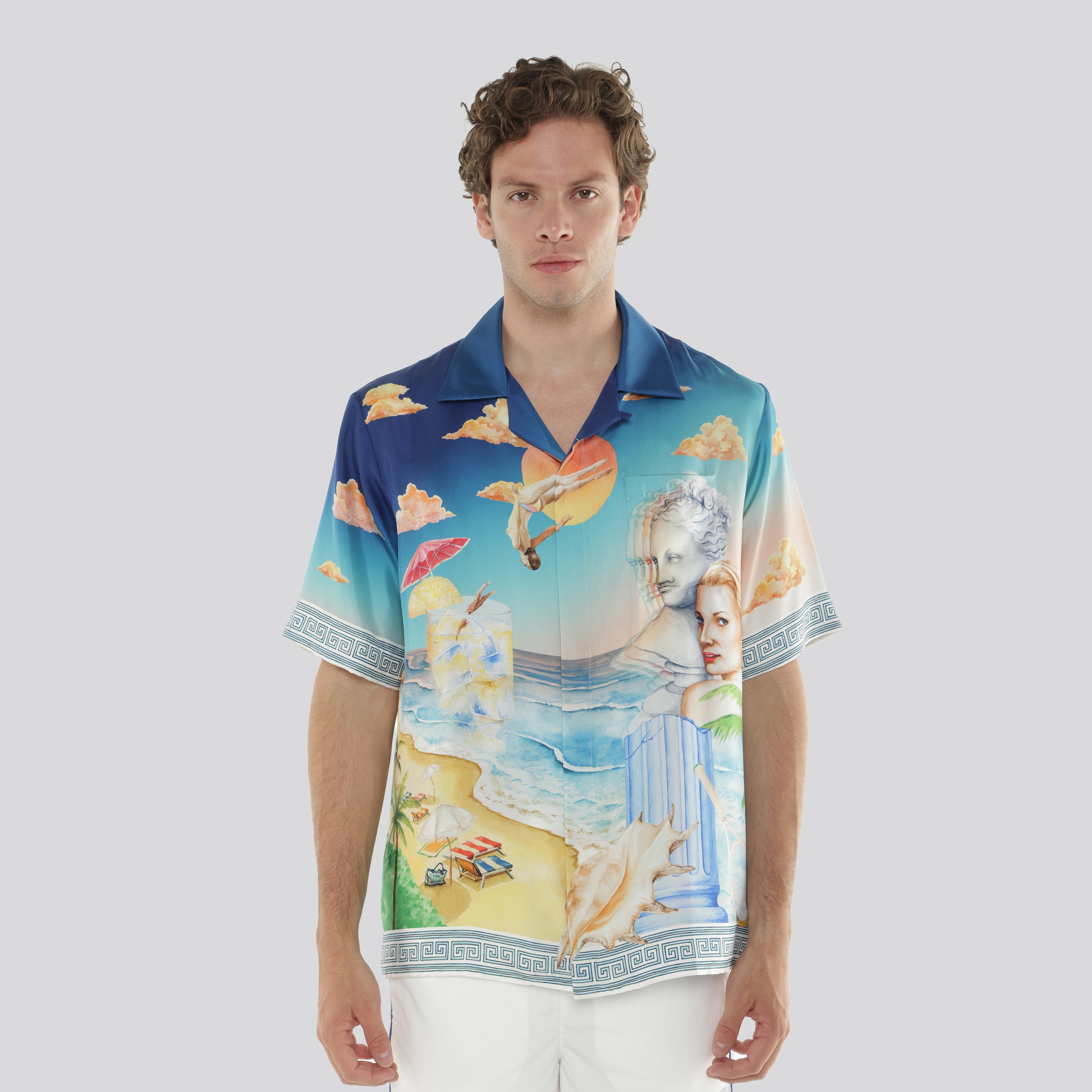 Camisa Azul Casablanca Le Pongeon