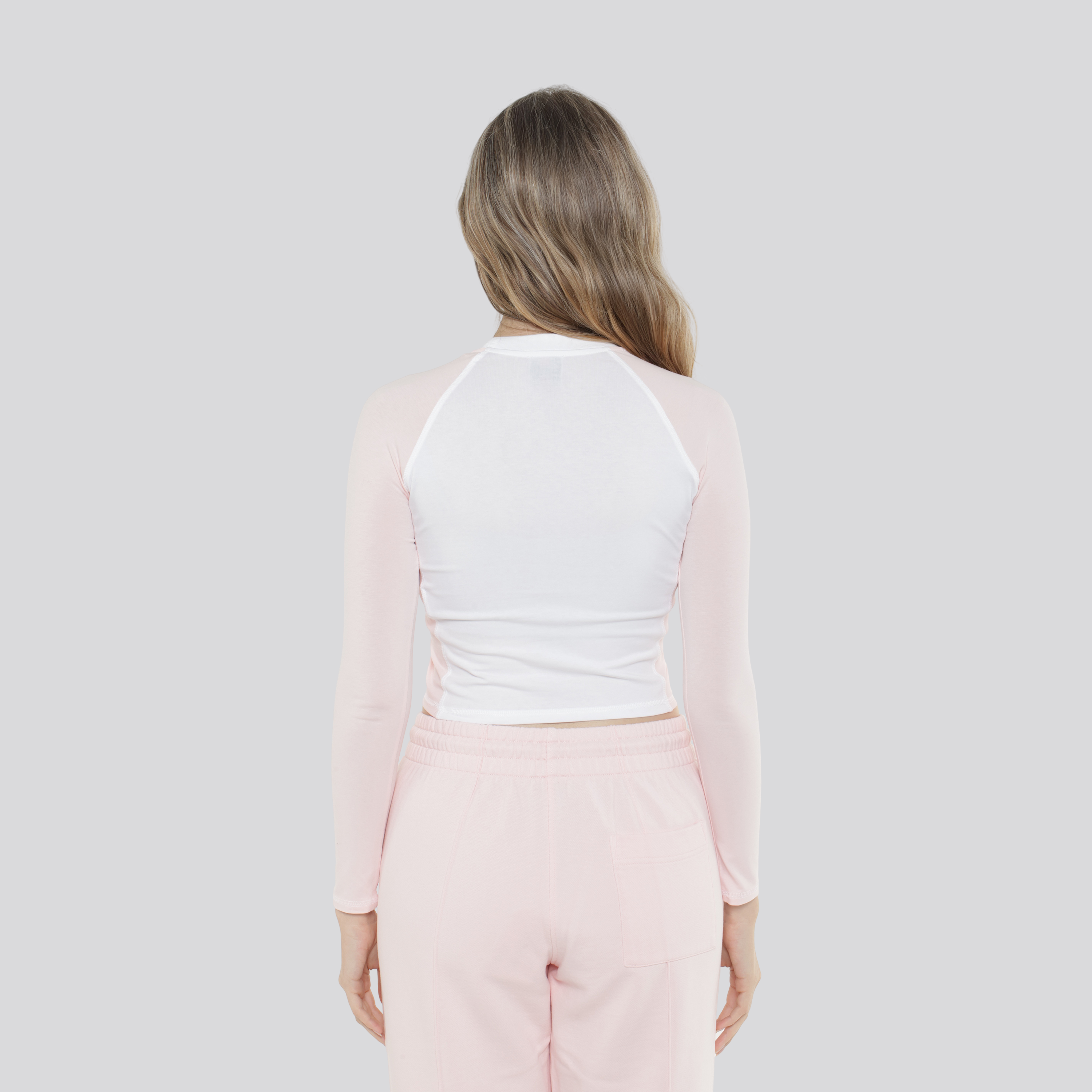 Top Blanco Casablanca Raglan Long Sleeves
