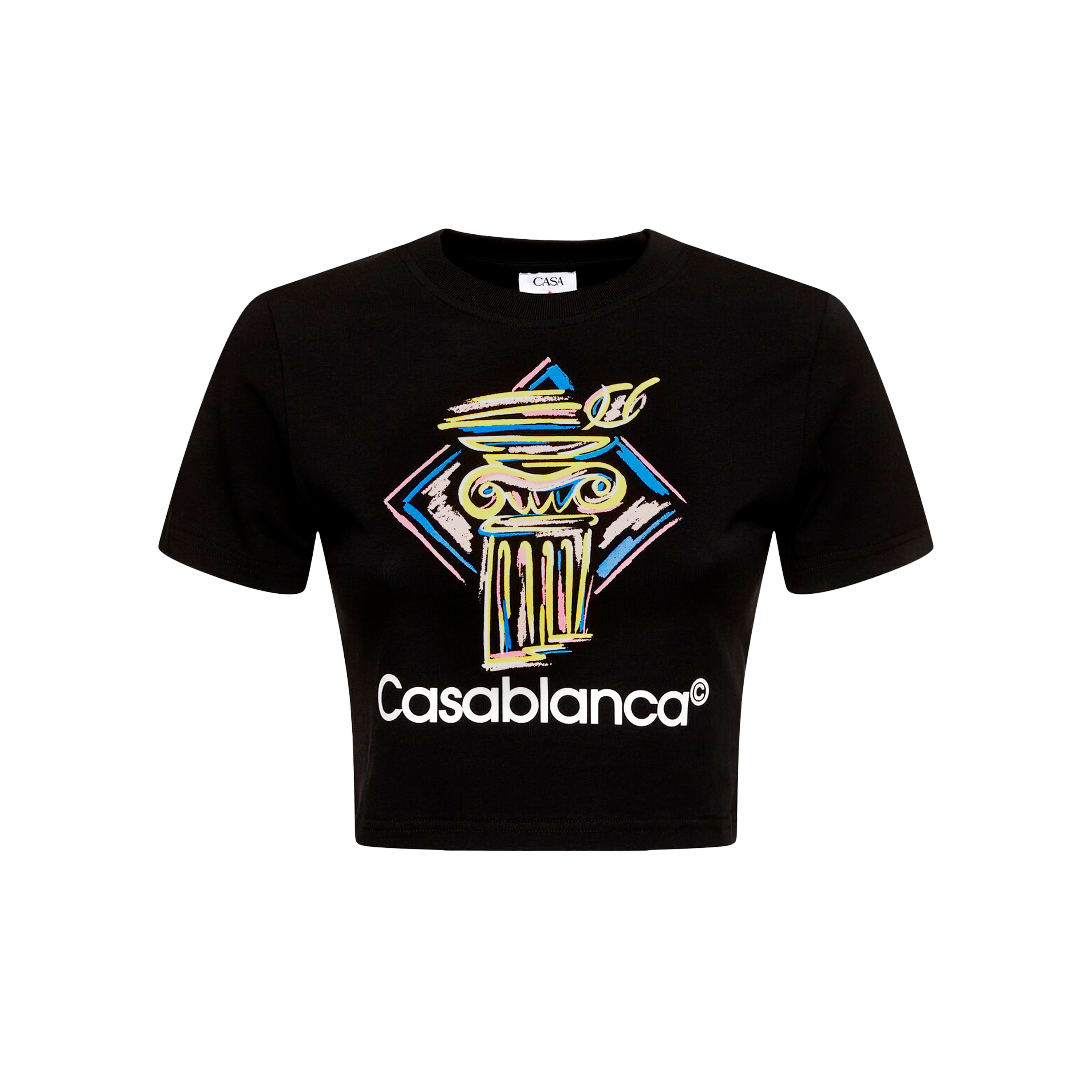 Camiseta Negra Casablanca Diamond Column