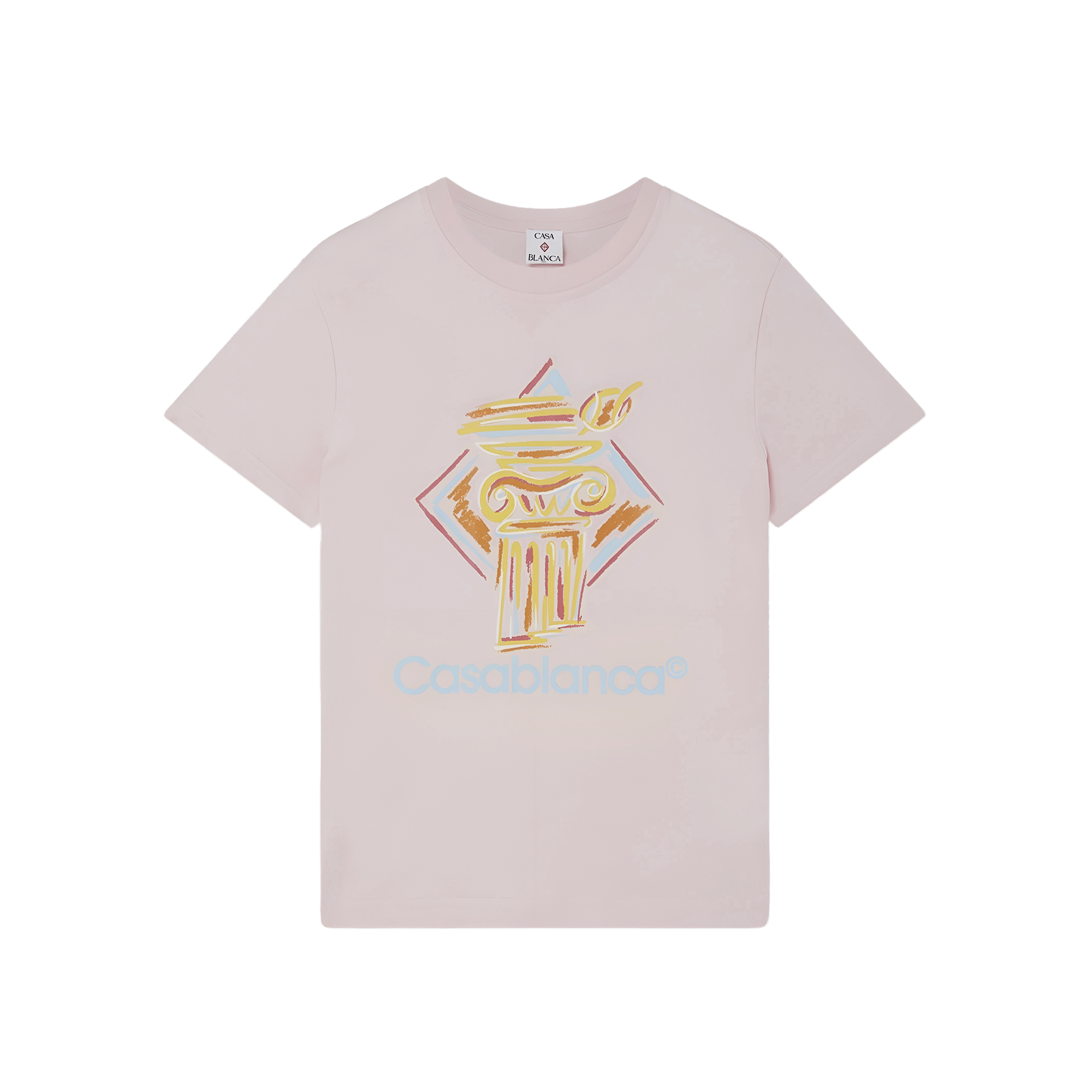 Camiseta Rosa Ceniza Casablanca Diamond Column