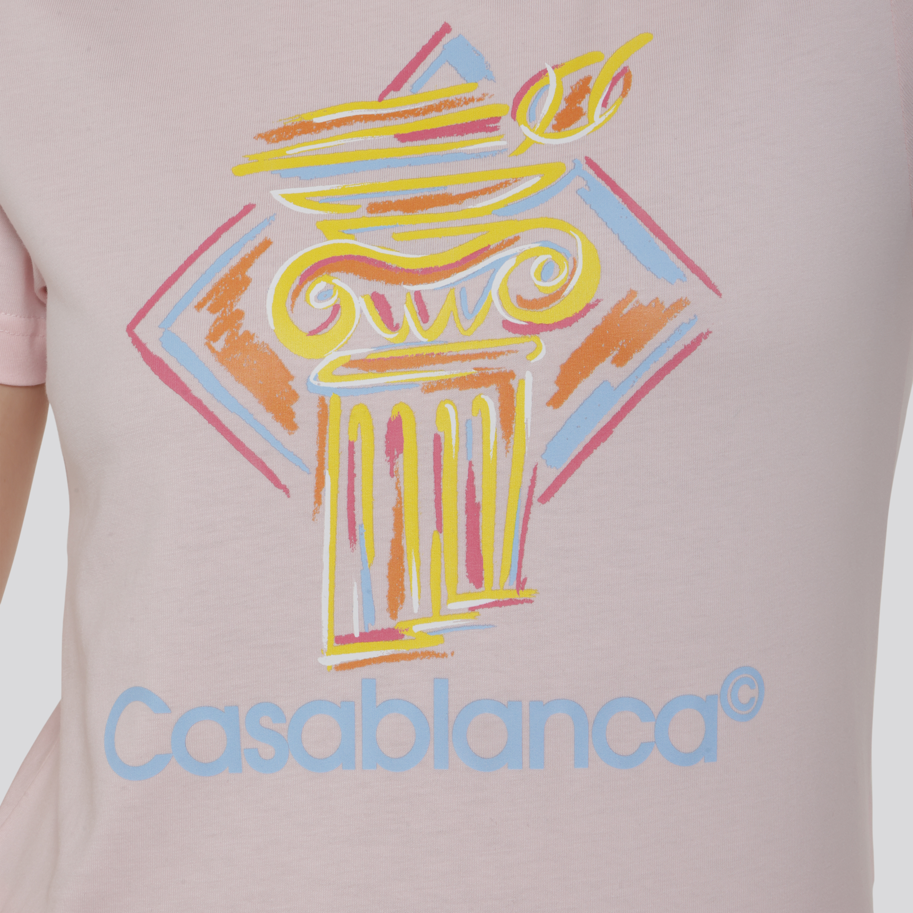 Camiseta Rosa Ceniza Casablanca Diamond Column